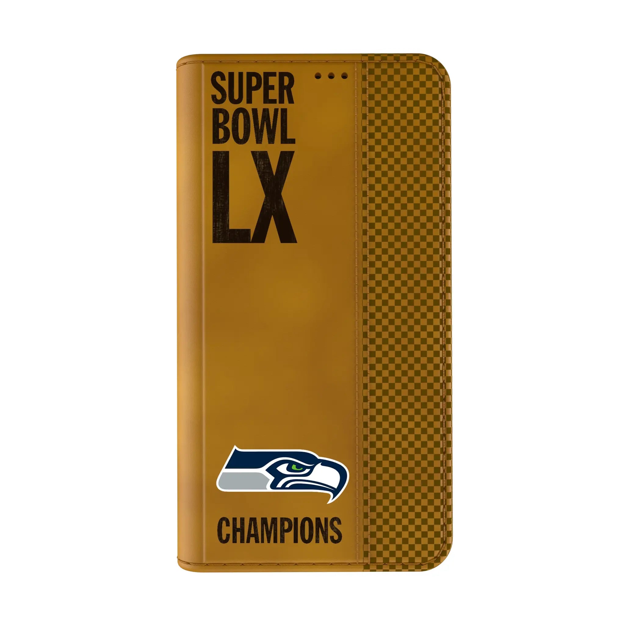 Seattle Seahawks 2026 Super Bowl Folio Phone Case for Apple iPhone