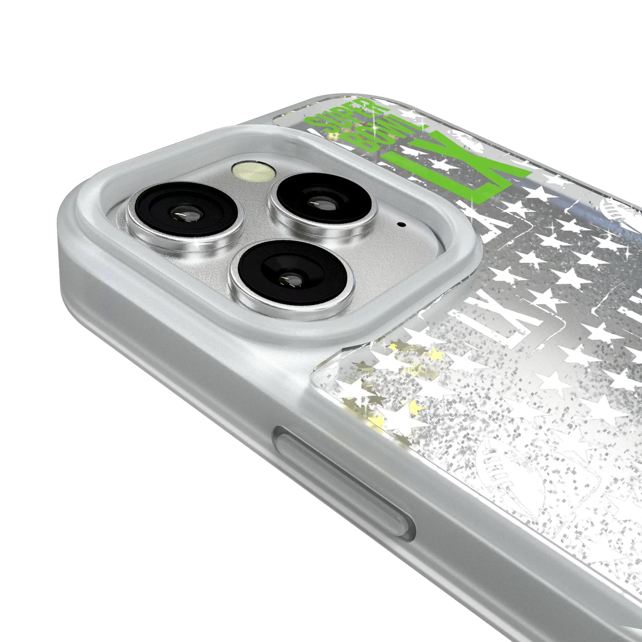 Seattle Seahawks 2026 Super Bowl Glitter Phone Case for Apple iPhone