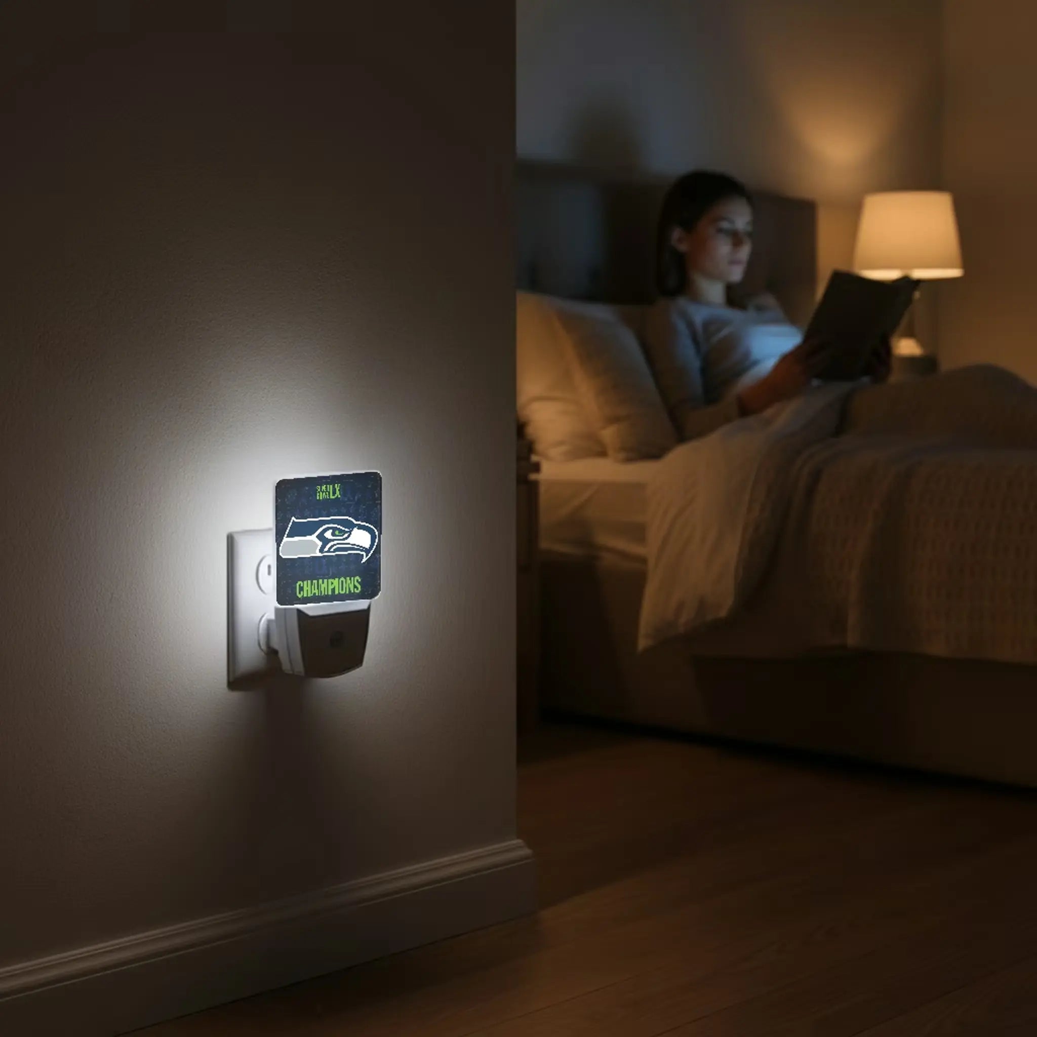 Seattle Seahawks 2026 Super Bowl Night Light 2-Pack
