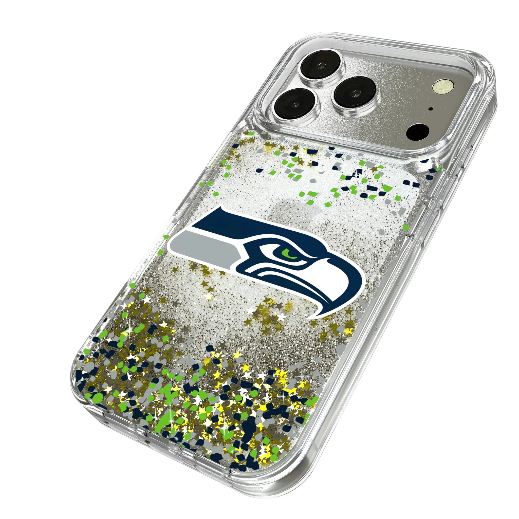 Seattle Seahawks Confetti Glitter Phone Case