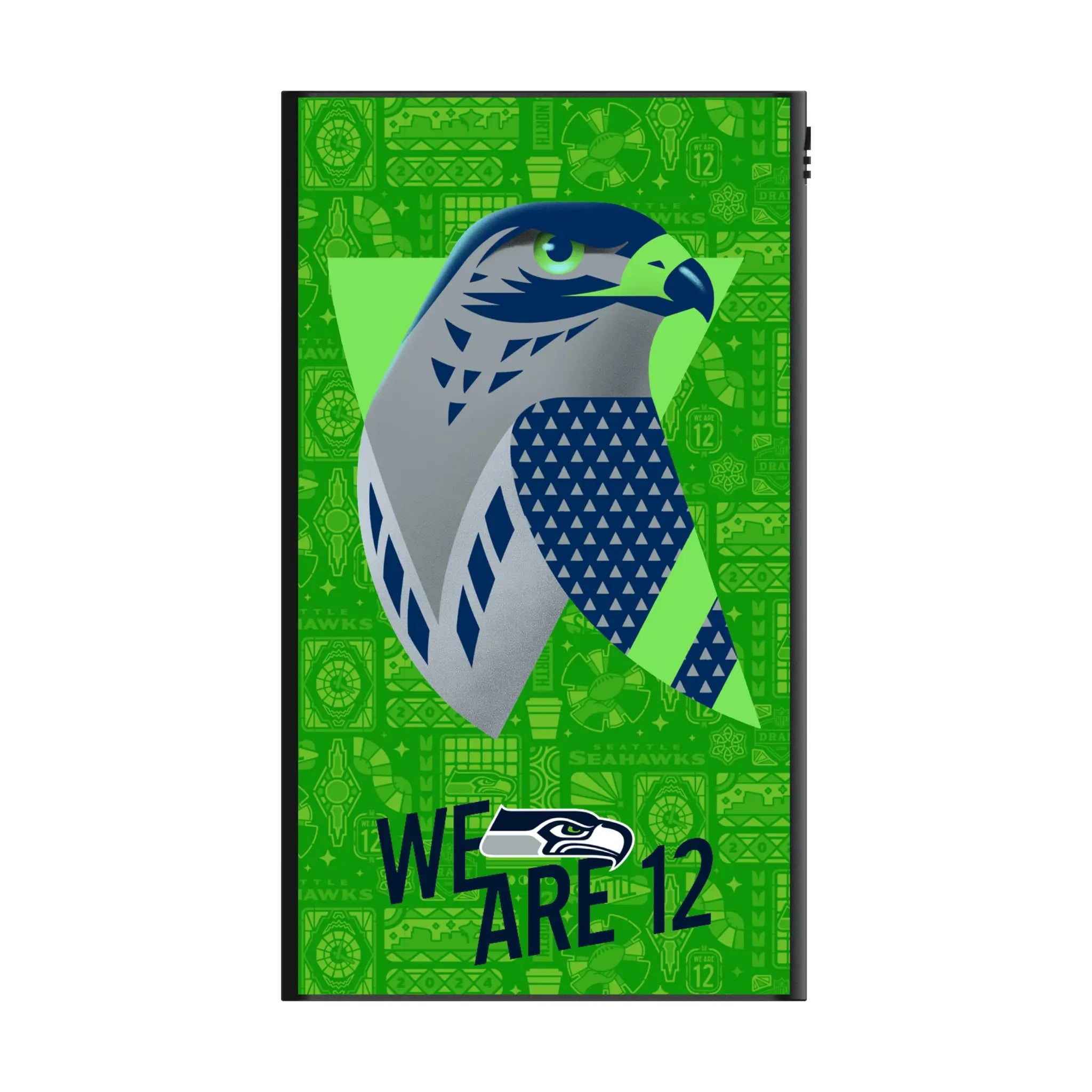 Seattle Seahawks Deco 5000mAh Flat Powerbank