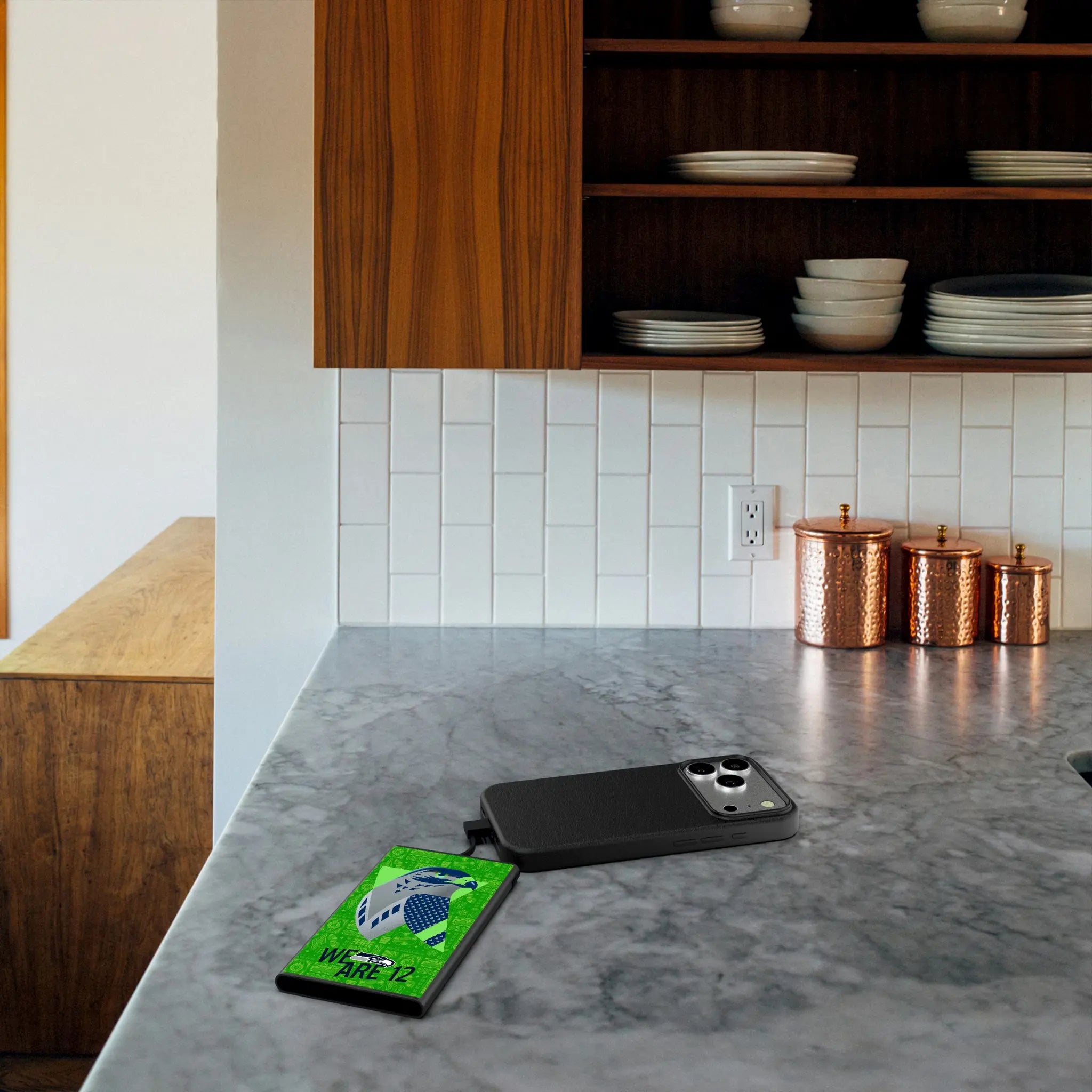 Seattle Seahawks Deco 5000mAh Flat Powerbank