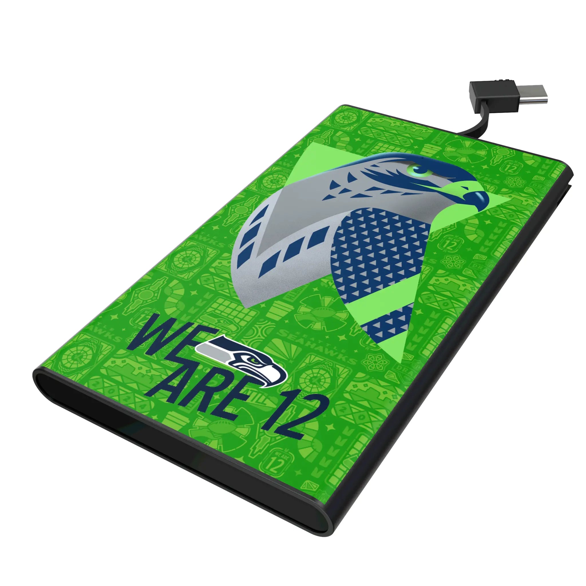 Seattle Seahawks Deco 5000mAh Flat Powerbank