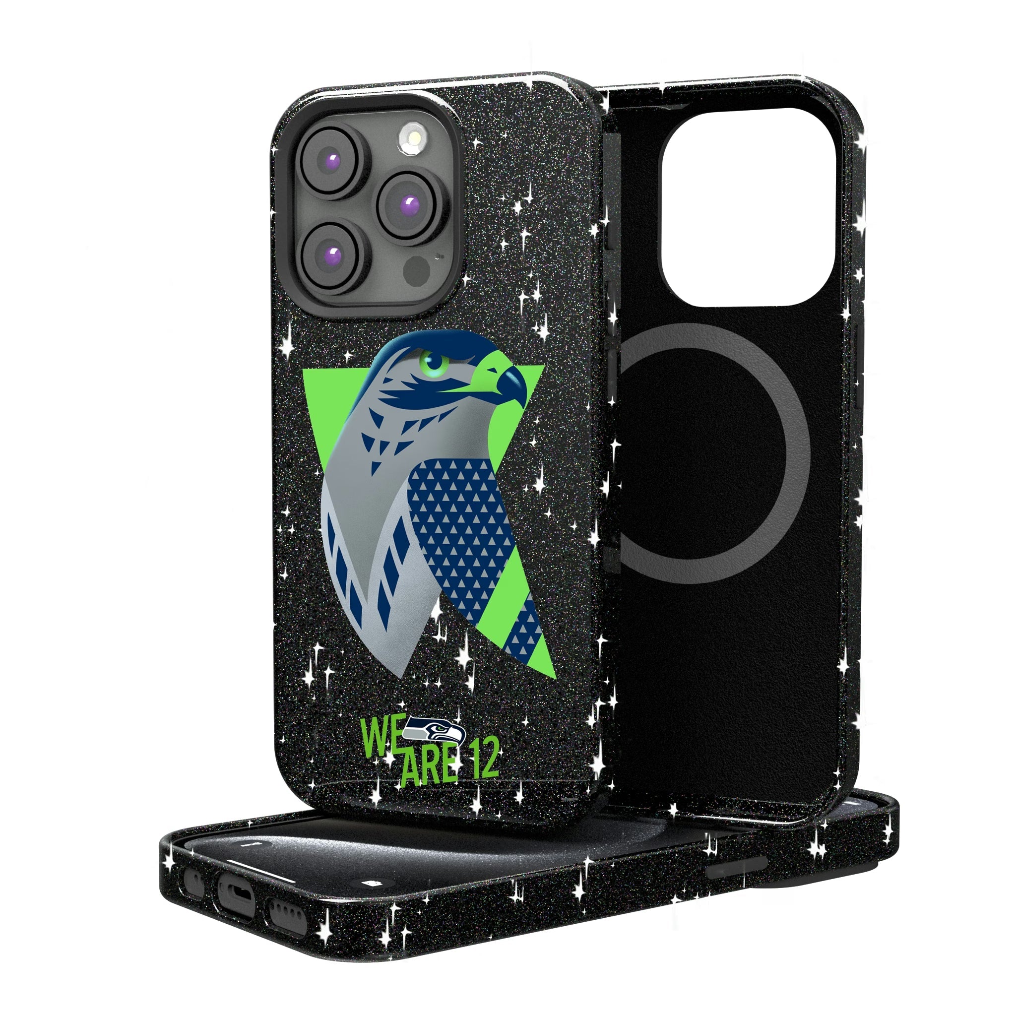 Seattle Seahawks 2024 Illustrated Limited Edition Bling Phone Case - Sports Gifts, Sports Memorabilia, Sports Collectibles, Fan Shop