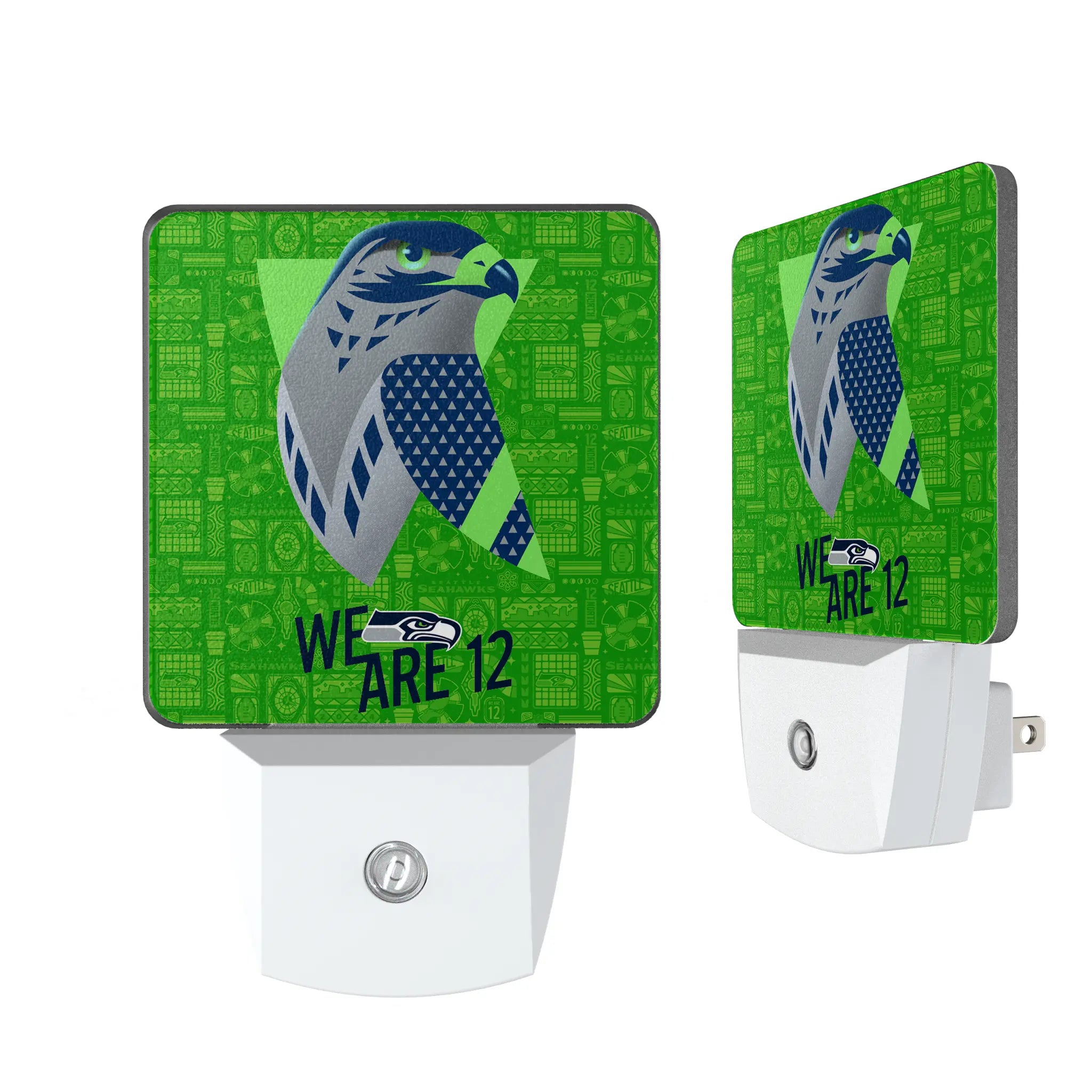 Seattle Seahawks 2024 Illustrated Limited Edition Night Light 2-Pack
