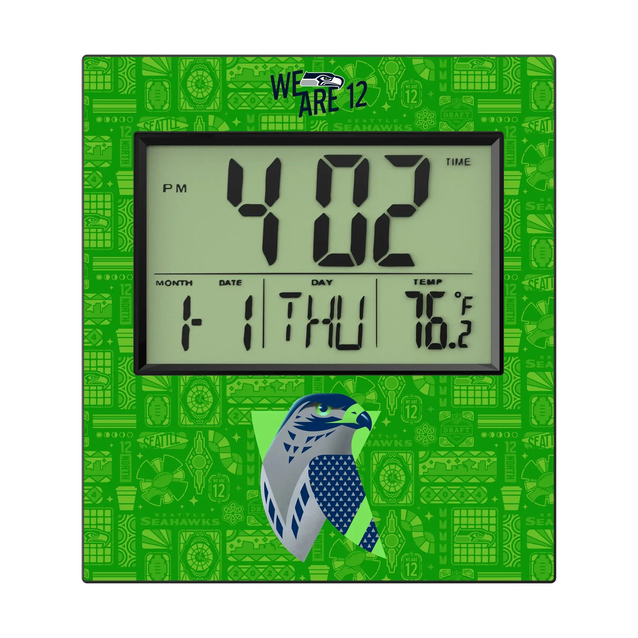 Seattle Seahawks 2024 Edition Wall Clock