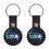 Seattle Seahawks Historic Collection Insignia Black Airtag Holder 2-Pack