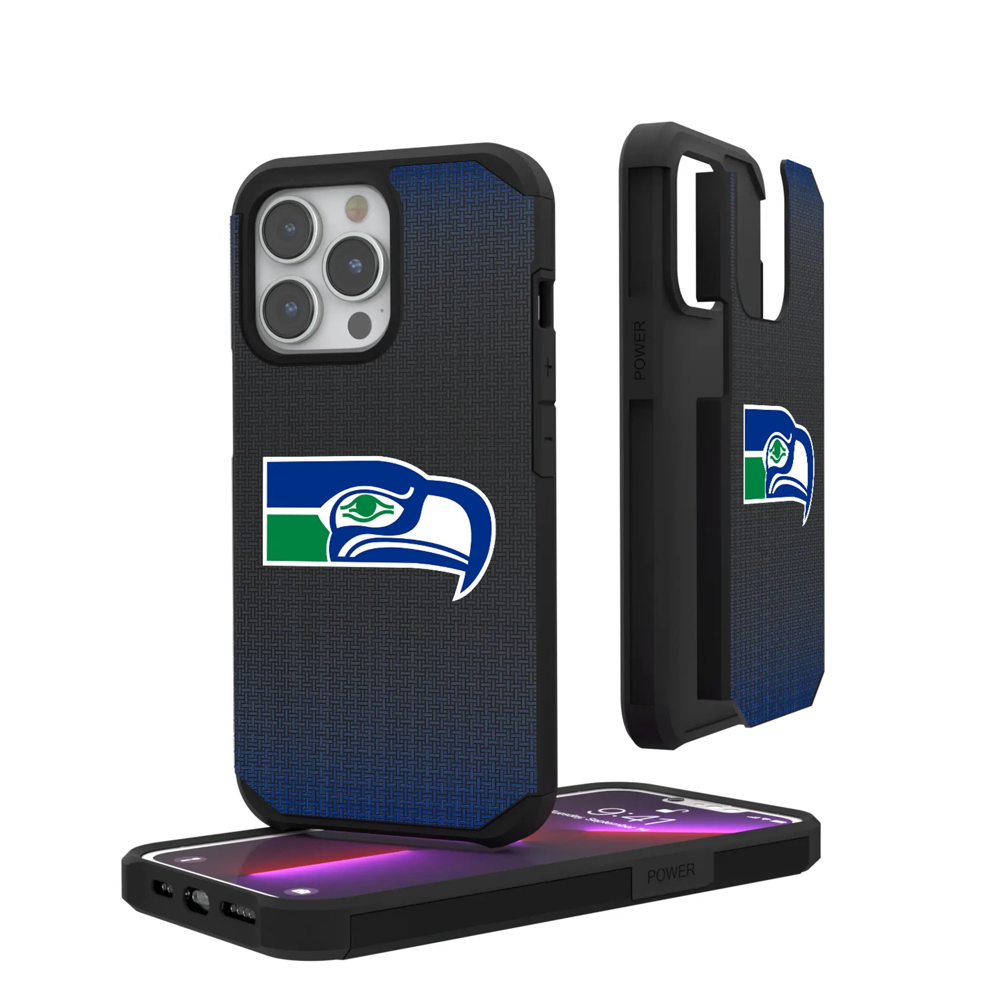 Seattle Seahawks Historic Collection Linen Rugged Phone Case