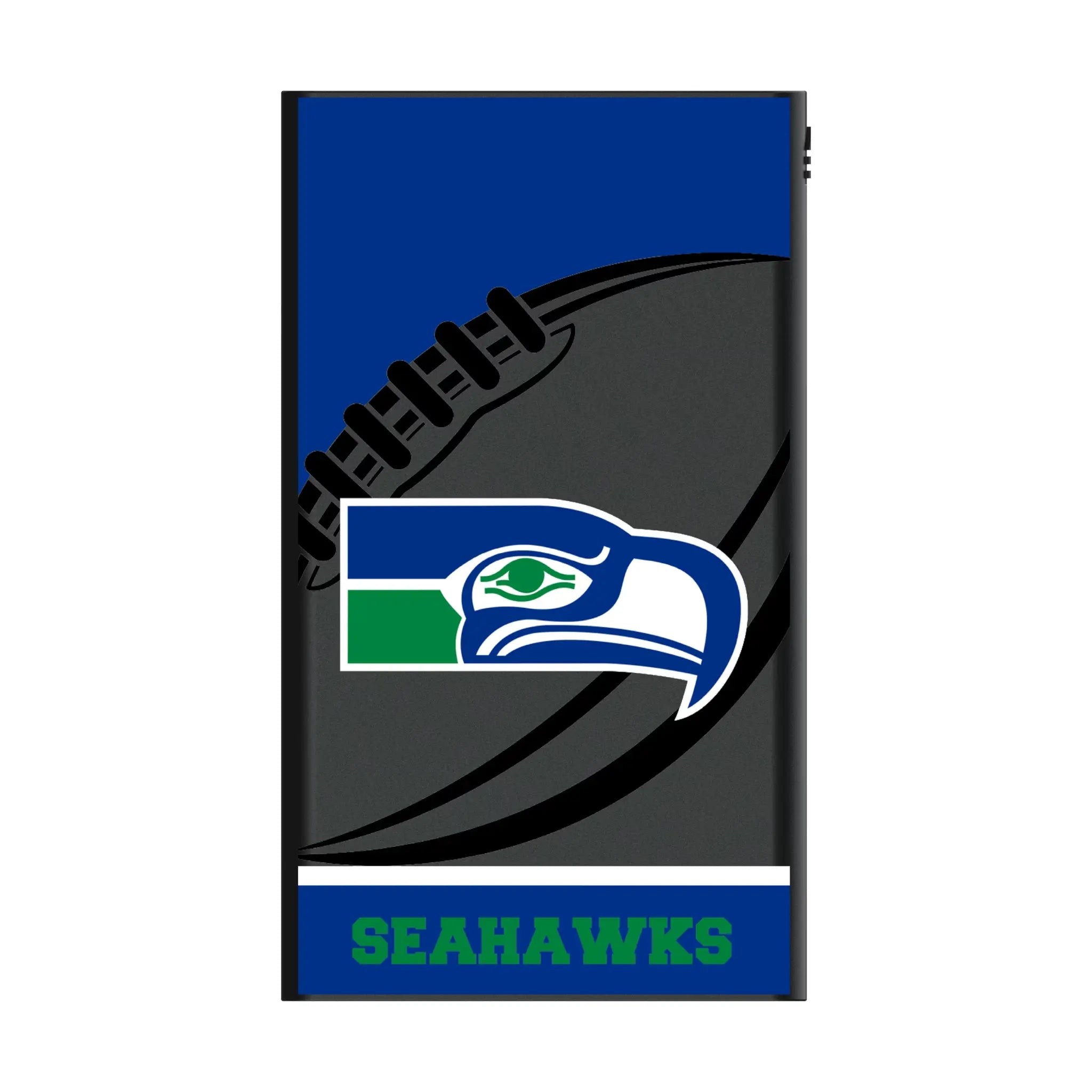Seattle Seahawks Historic Collection Passtime 5000mAh Flat Powerbank