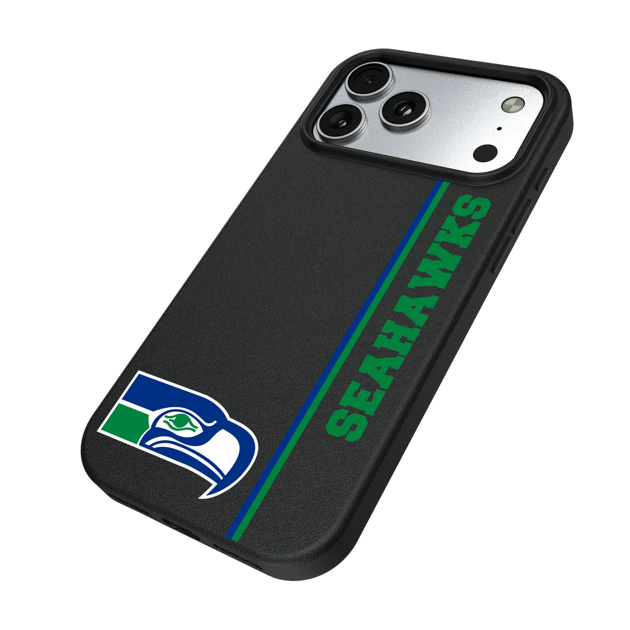 Seattle Seahawks Historic Collection Sidebar MagSafe Compatible Phone Case for Apple iPhone