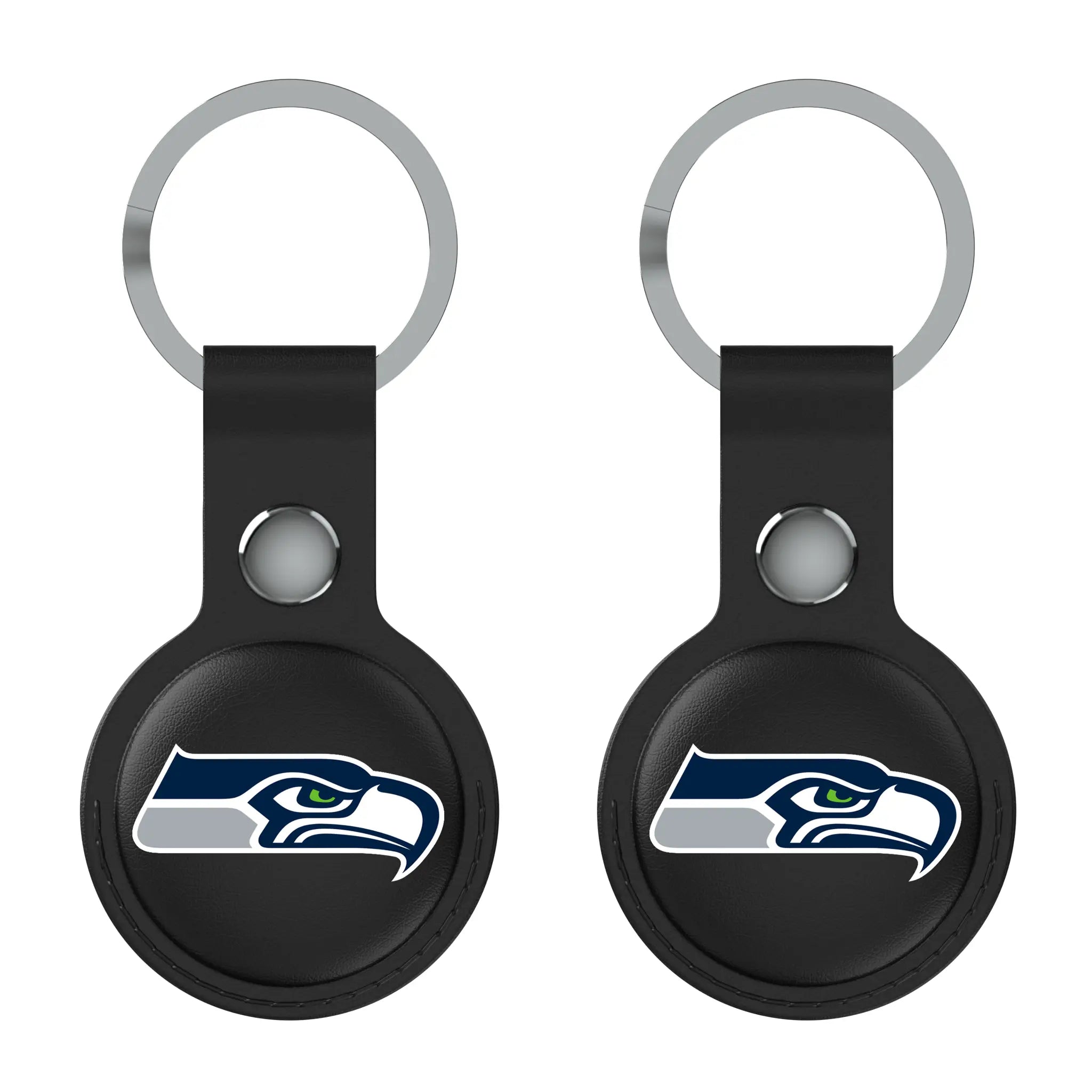Seattle Seahawks Insignia Black Airtag Holder 2-Pack