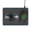 Seattle Seahawks Linen 15-Watt Wireless Charger and Mouse Pad