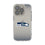 Seattle Seahawks Linen Clear Phone Case for Apple iPhone