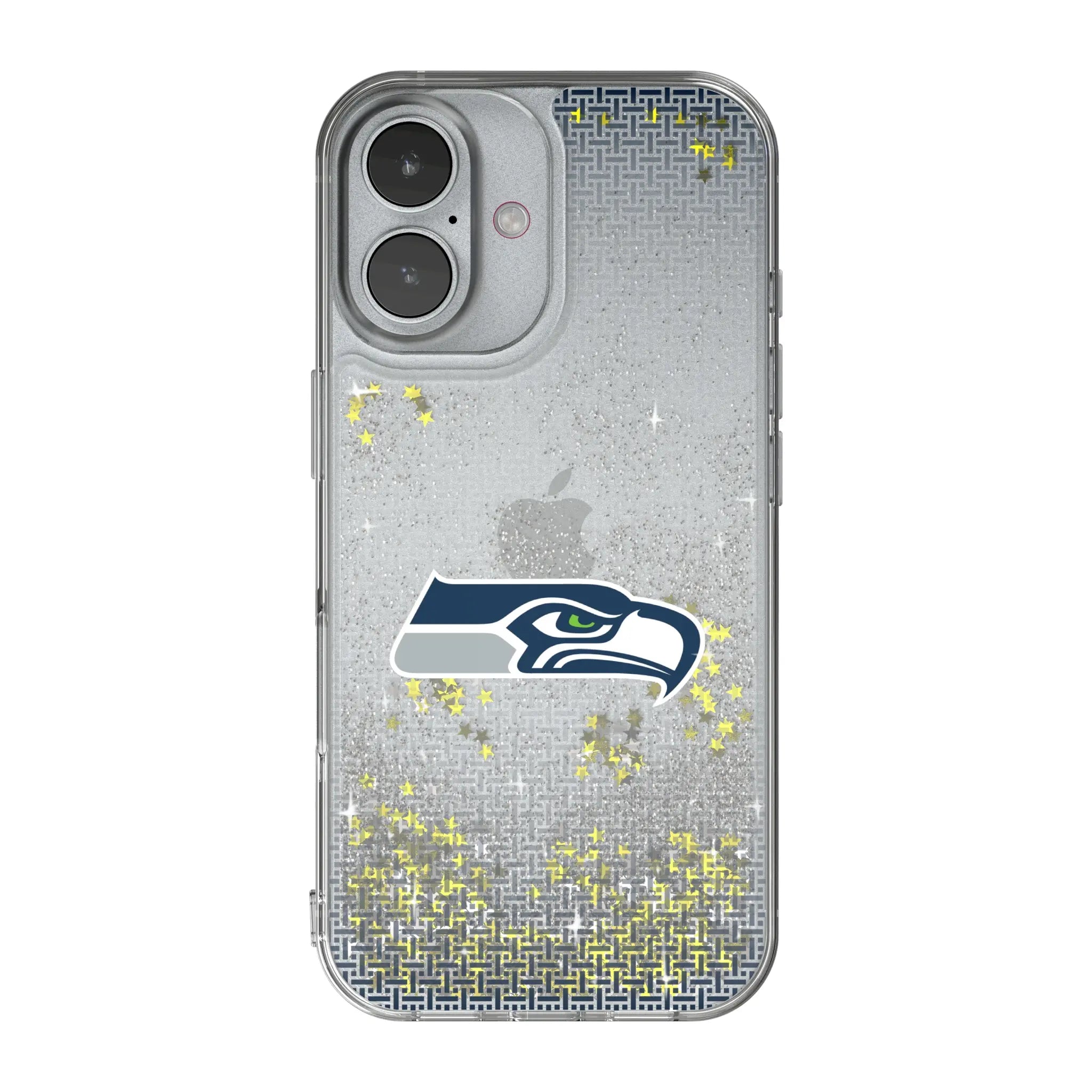 Seattle Seahawks Linen Glitter Phone Case