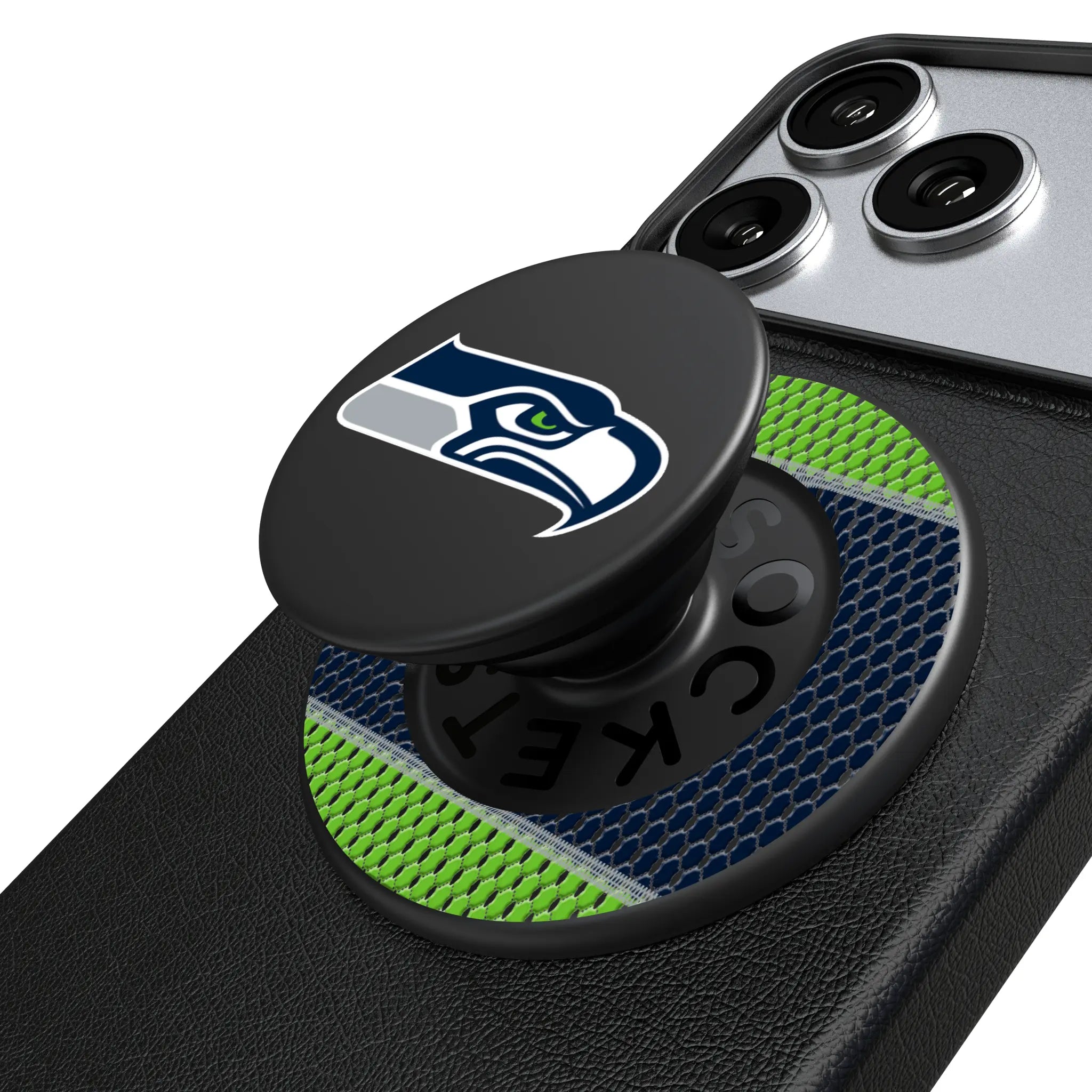 Seattle Seahawks Mesh PopSockets Magnetic Phone Grip and Stand