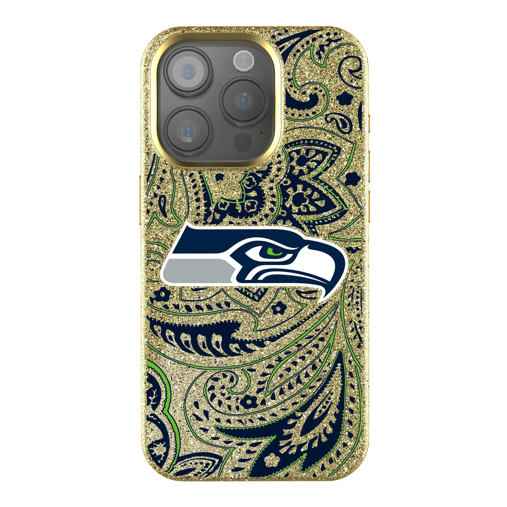 Seattle Seahawks Paisley Bling Phone Case