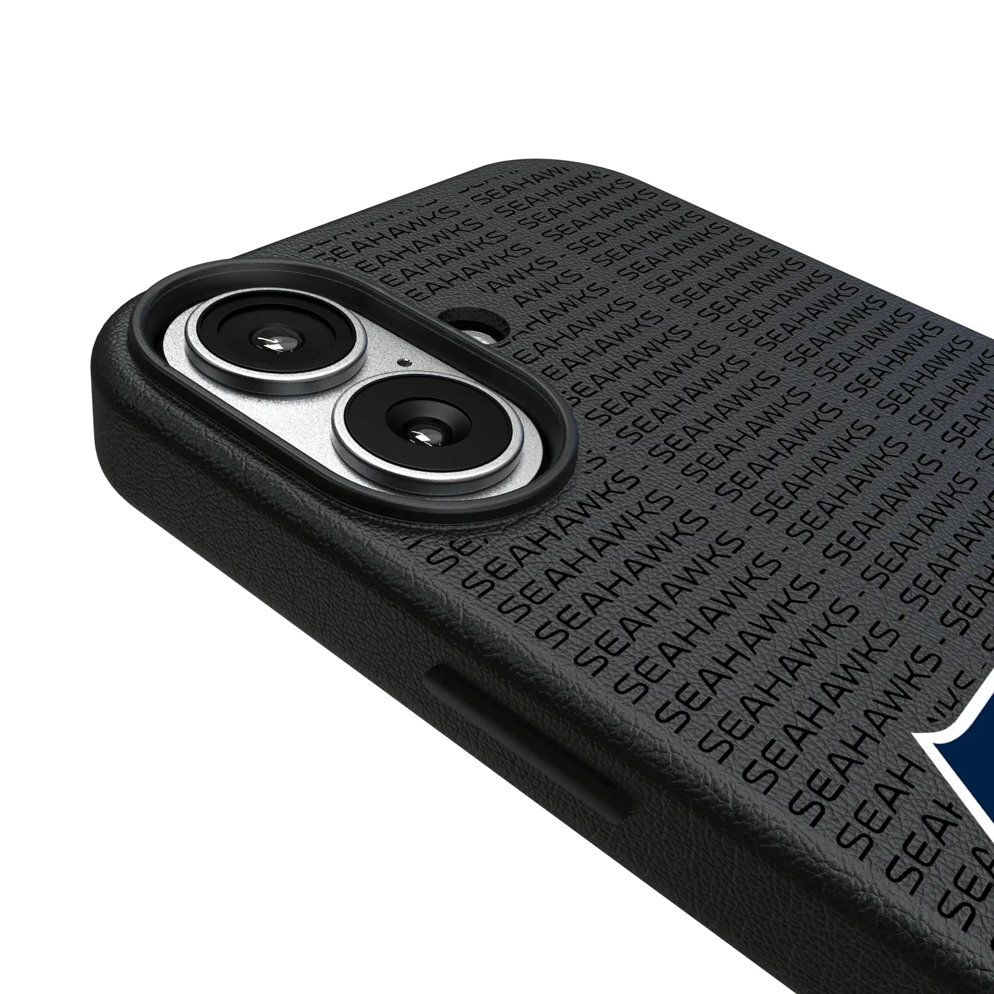 Seattle Seahawks Text Backdrop MagSafe Compatible Phone Case for Apple iPhone