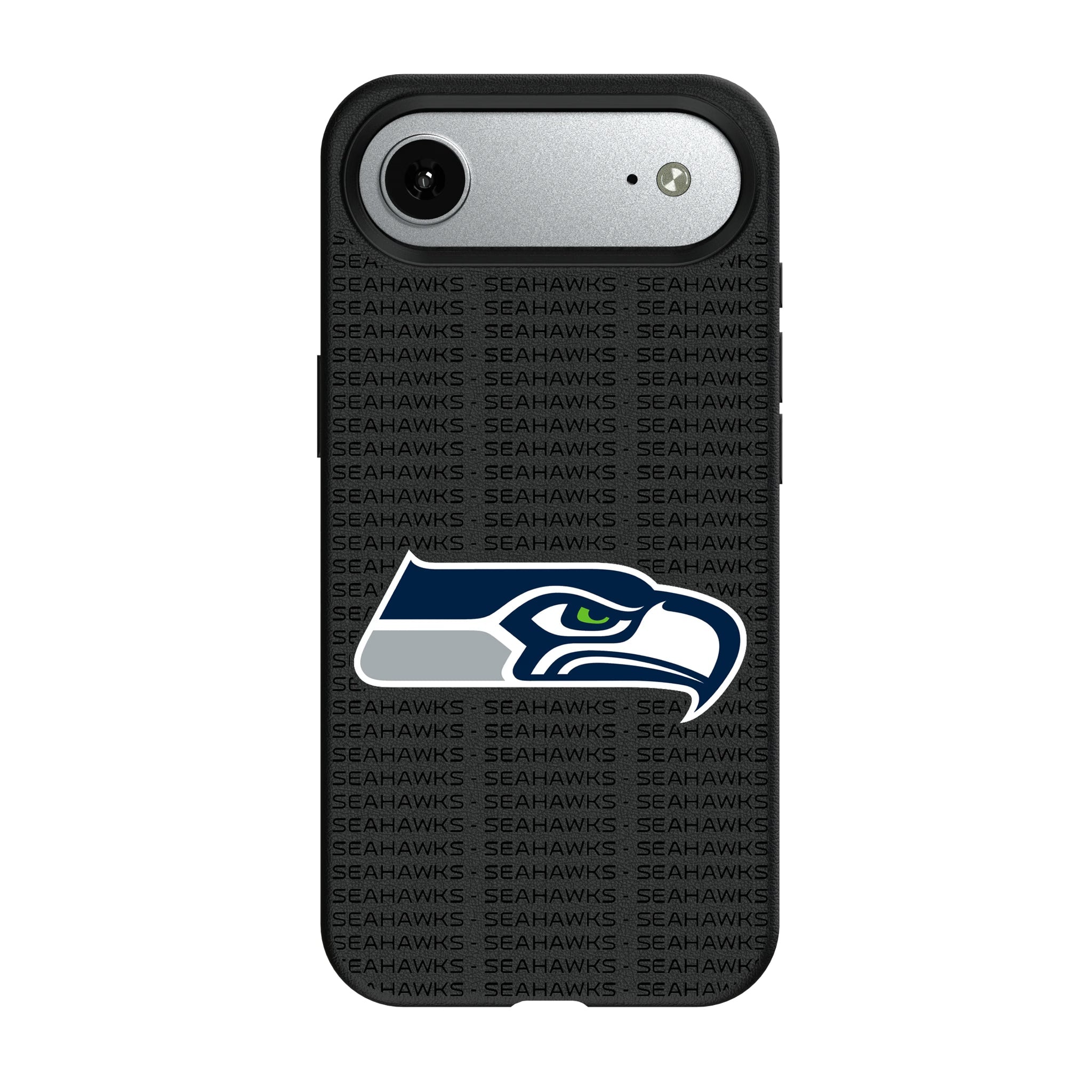 Seattle Seahawks Text Backdrop MagSafe Compatible Phone Case for Apple iPhone - Sports Gifts, Sports Memorabilia, Sports Collectibles, Fan Shop