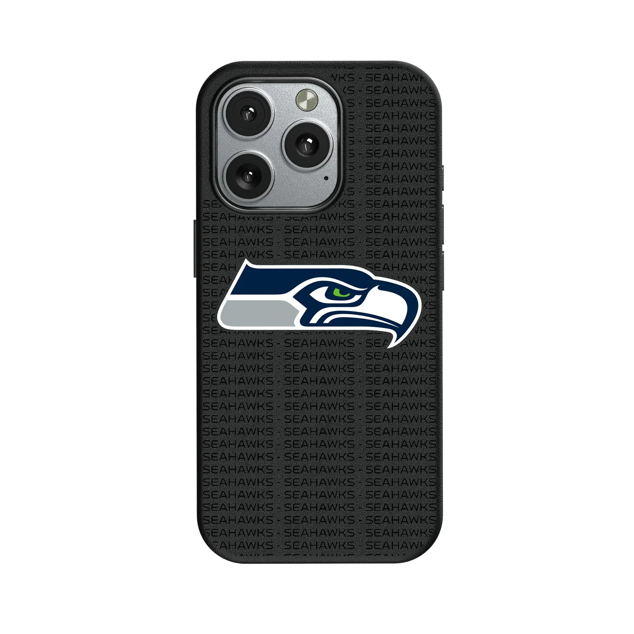 Seattle Seahawks Text Backdrop MagSafe Compatible Phone Case for Apple iPhone
