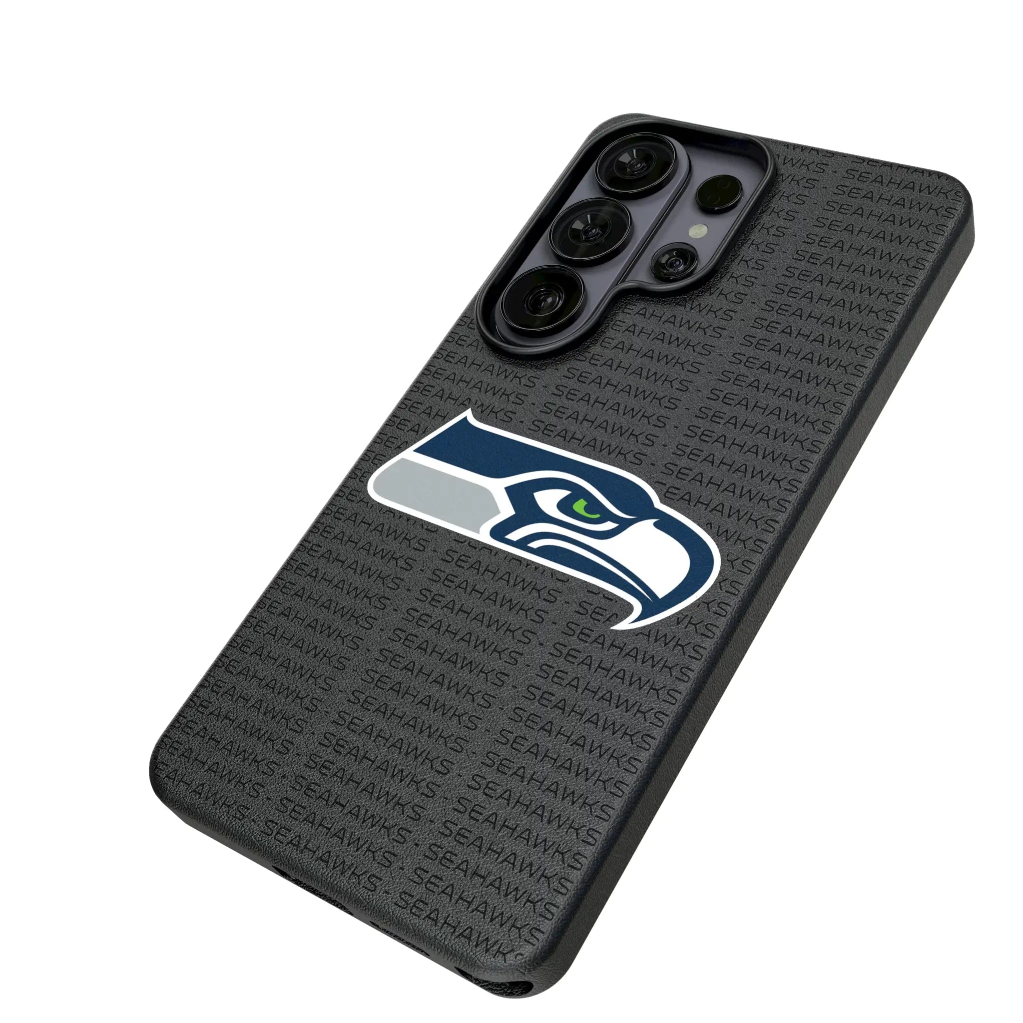 Seattle Seahawks Text Backdrop MagSafe Compatible Phone Case for Samsung Galaxy