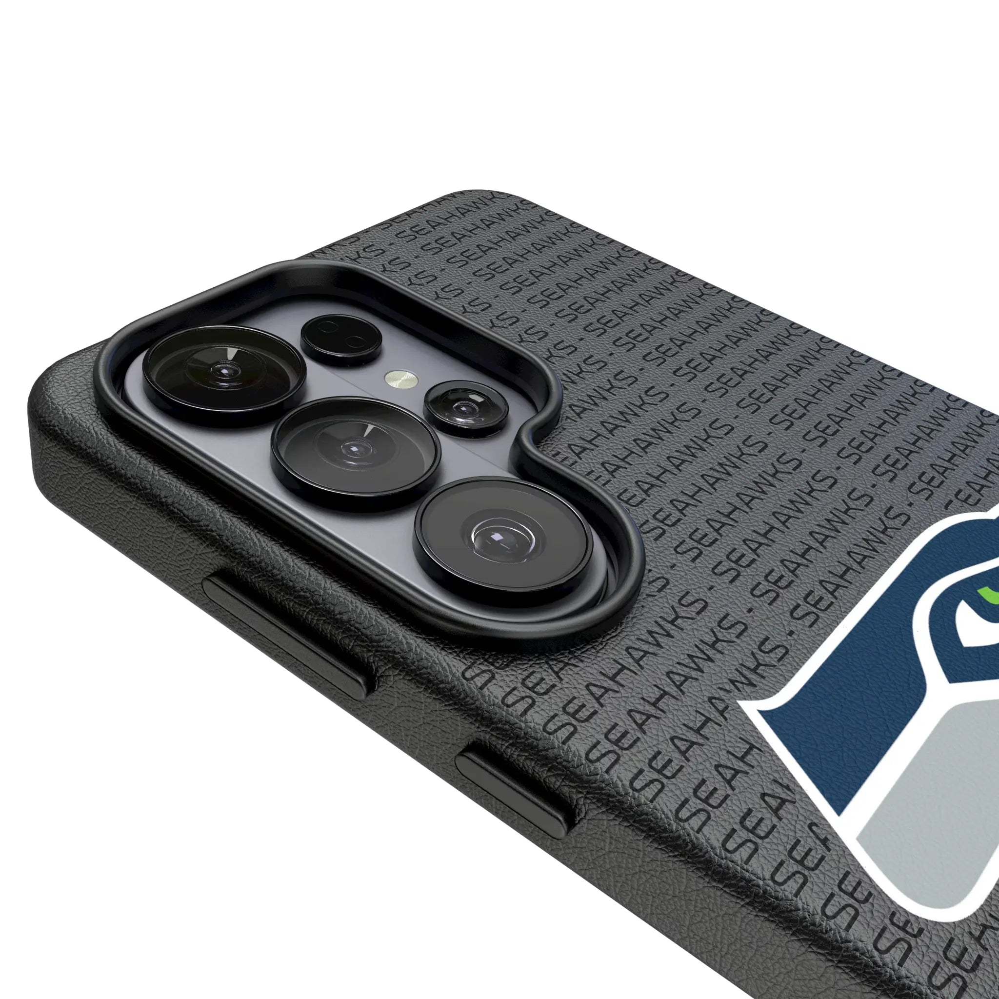 Seattle Seahawks Text Backdrop MagSafe Compatible Phone Case for Samsung Galaxy