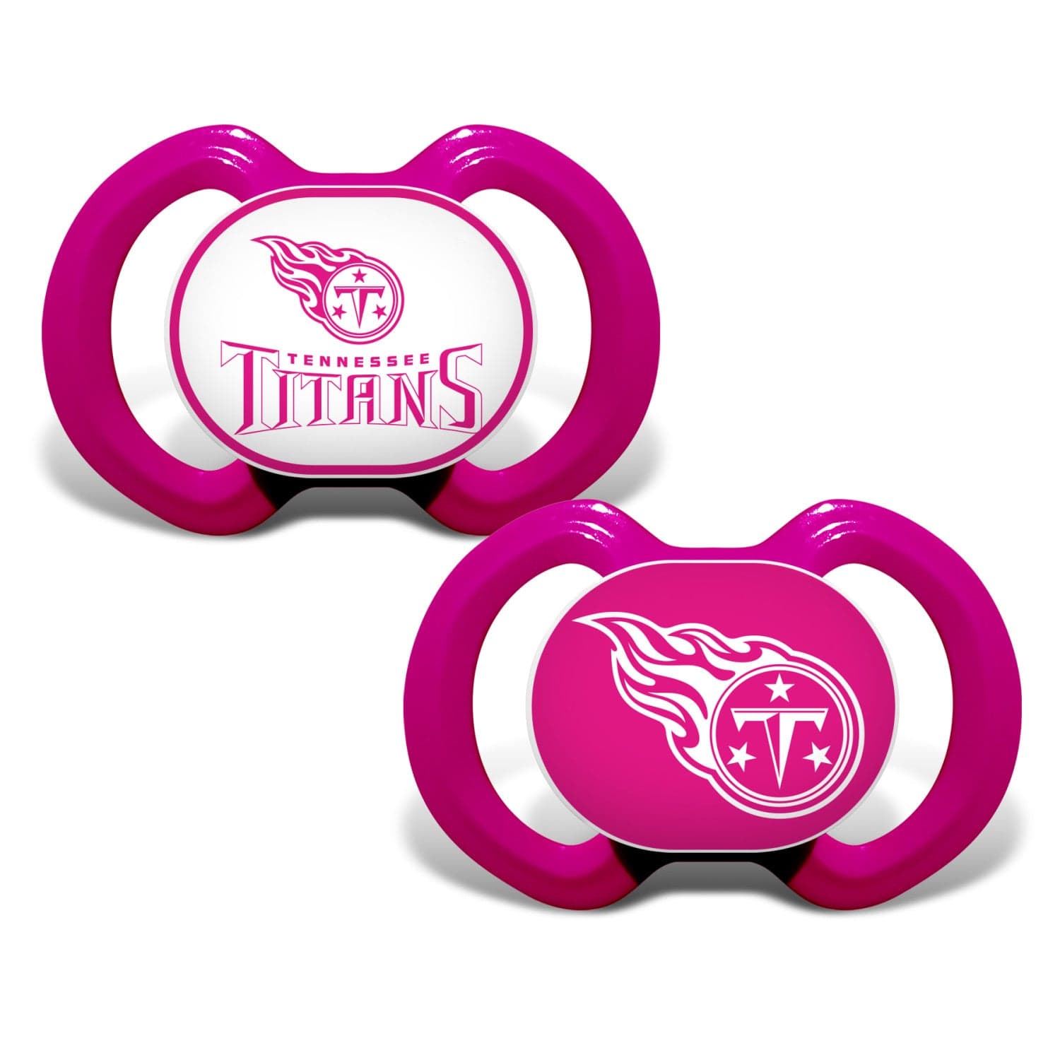 Tennessee Titans Pink Pacifier 2-Pack - Sports Gifts, Sports Memorabilia, Sports Collectibles, Fan Shop