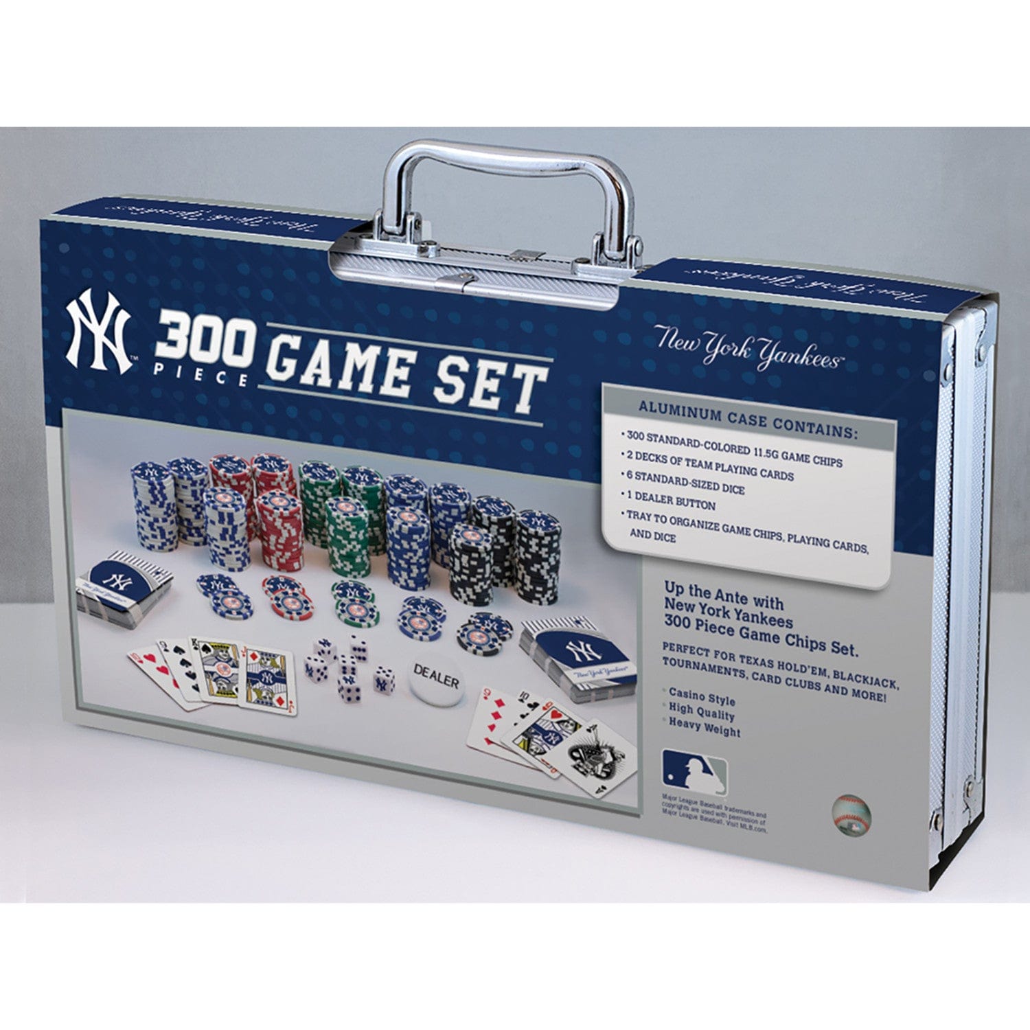 New York Yankees 300 Piece Poker Set - Ultimate Fan Edition - Sports Gifts, Sports Memorabilia, Sports Collectibles, Fan Shop