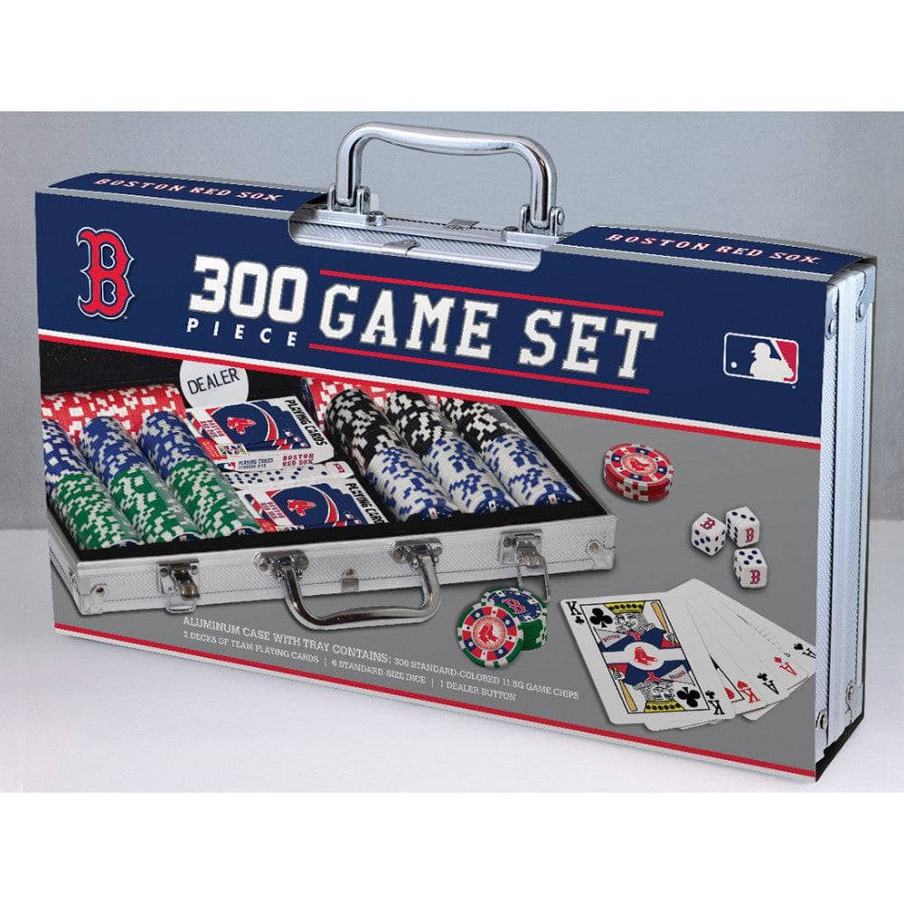 Boston Red Sox 300-Piece Poker Set - Sports Gifts, Sports Memorabilia, Sports Collectibles, Fan Shop