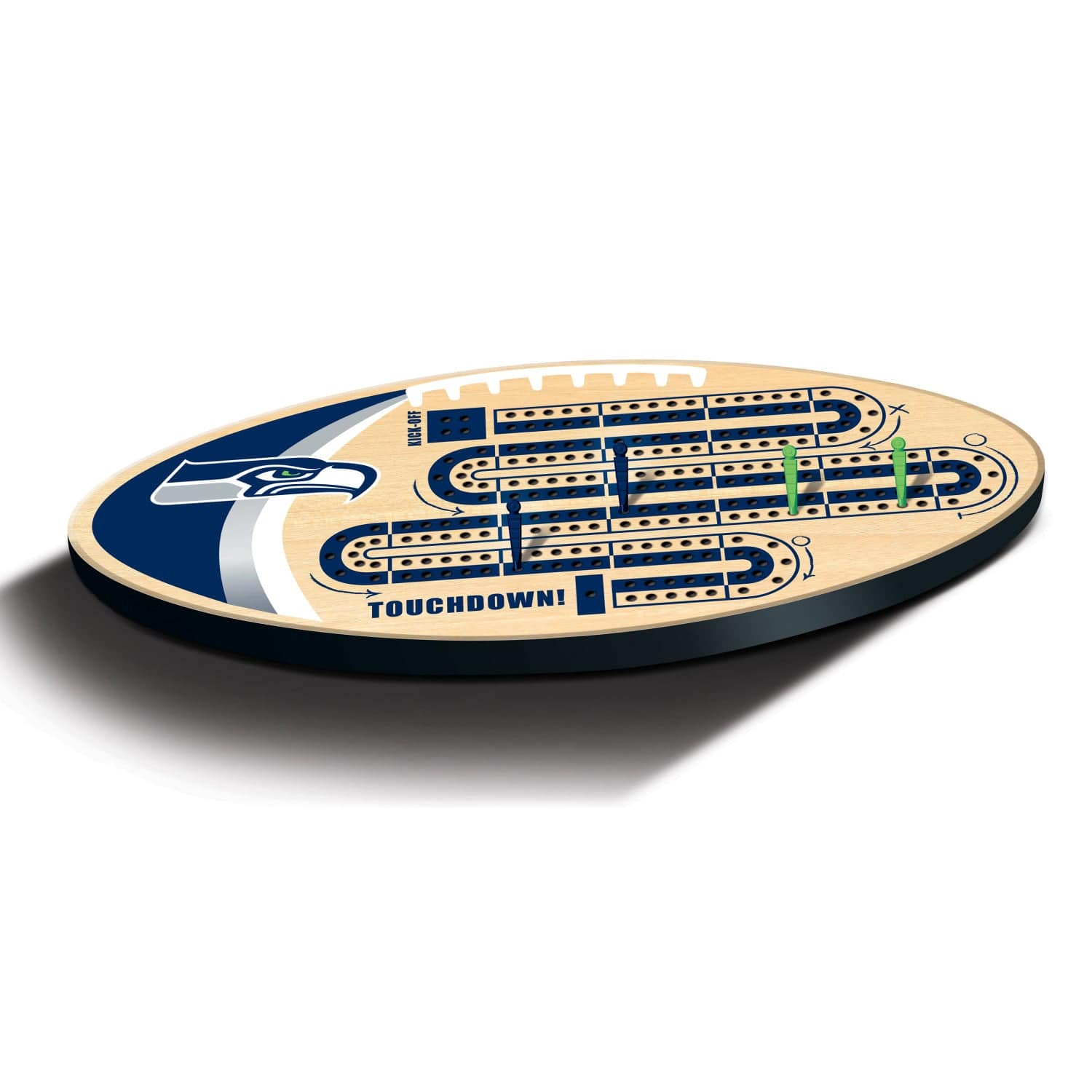 Seattle Seahawks Cribbage Board Game