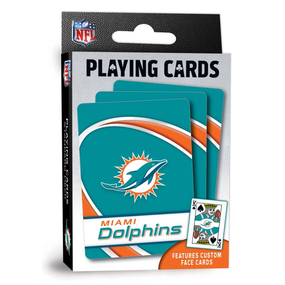 Miami Dolphins Playing Cards - 54-Card Deck for Fans