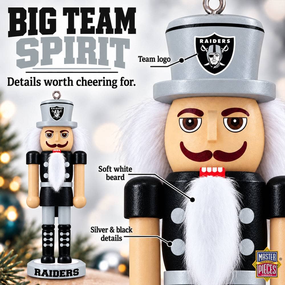 Las Vegas Raiders - Keepsake Nutcracker