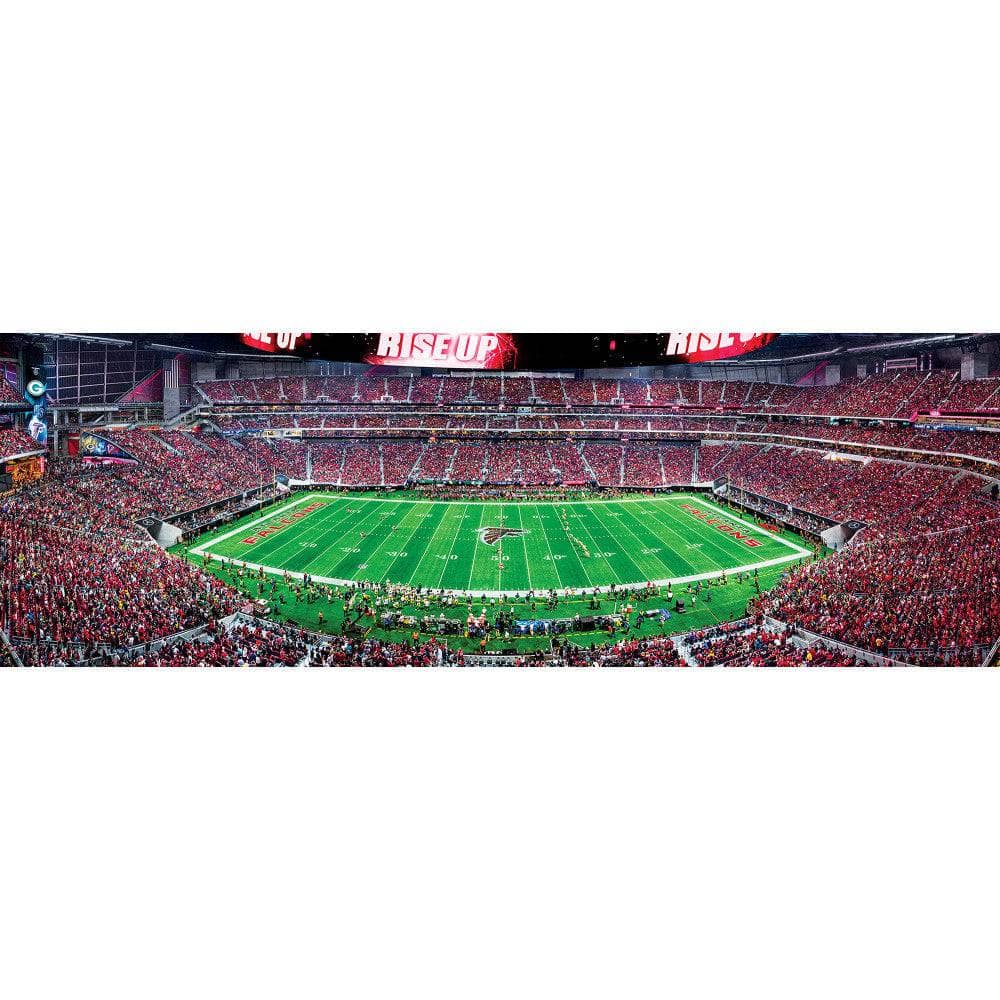 Atlanta Falcons 1000 Piece Panoramic Jigsaw Puzzle - Center View
