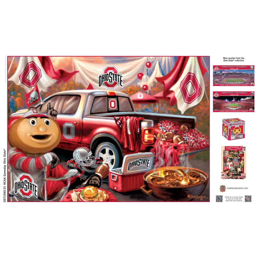 Ohio State Buckeyes Gameday 1000 Piece Jigsaw Puzzle - Sports Gifts, Sports Memorabilia, Sports Collectibles, Fan Shop