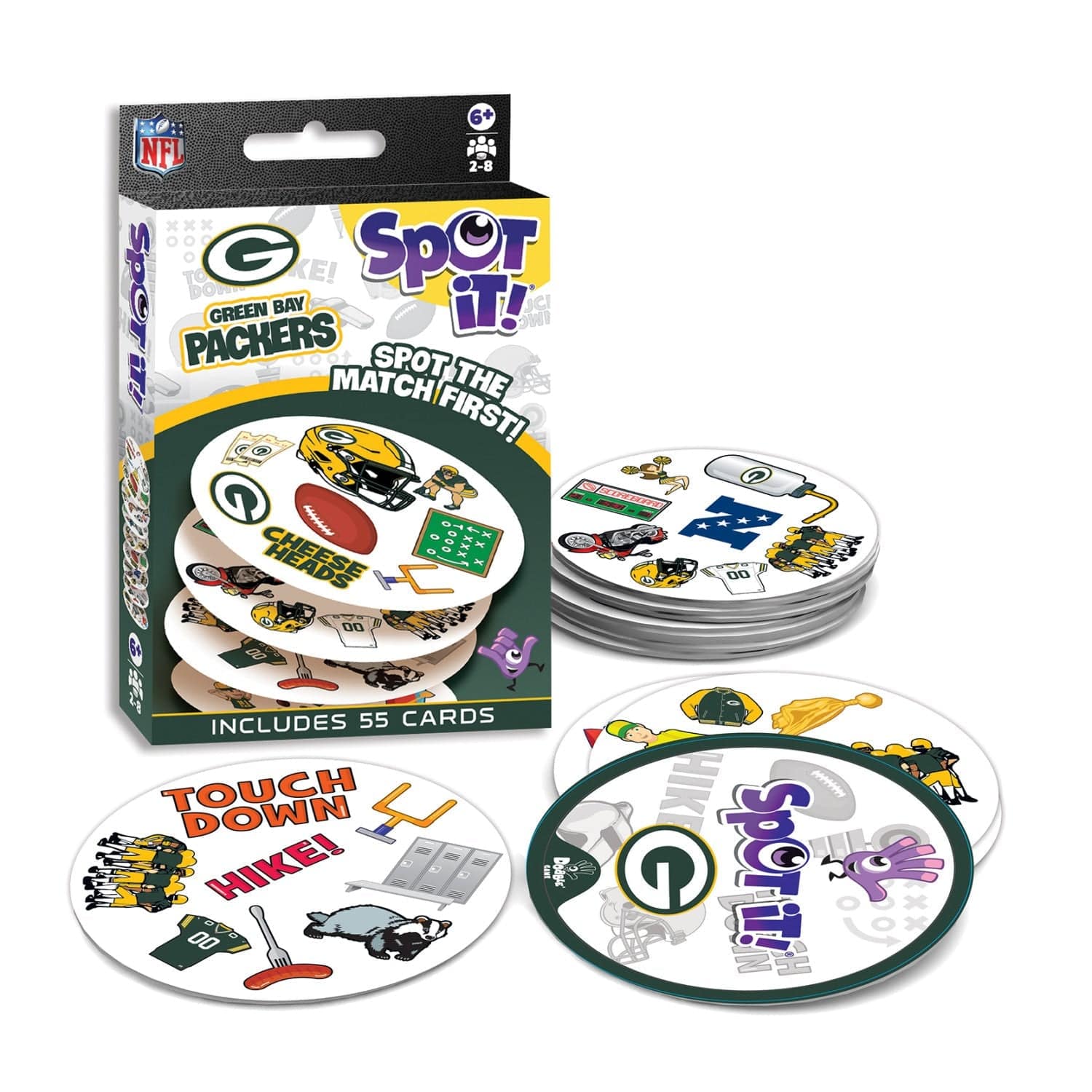 Green Bay Packers Spot It! Card Game