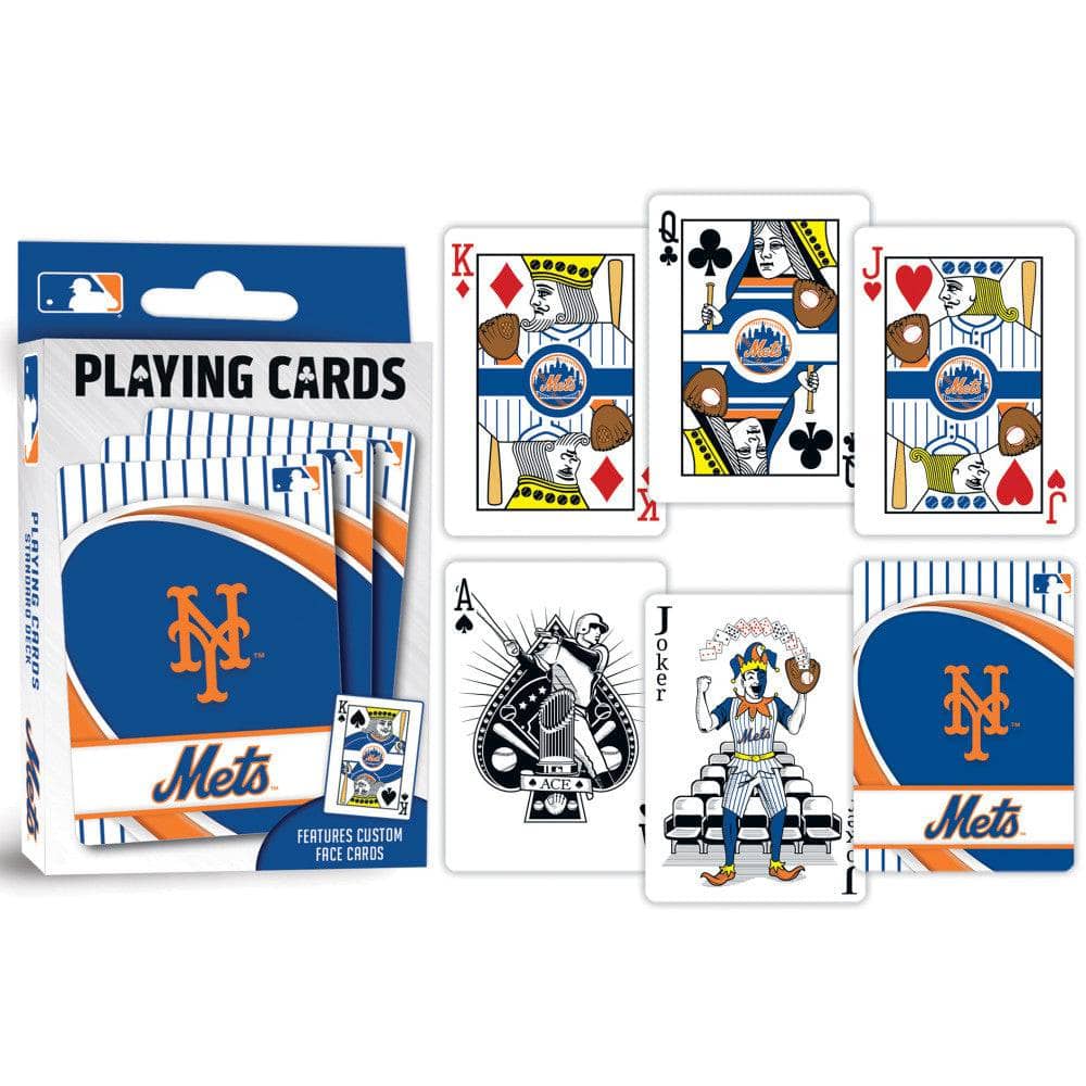 New York Mets Official Playing Cards - 54 Card Deck - Sports Gifts, Sports Memorabilia, Sports Collectibles, Fan Shop