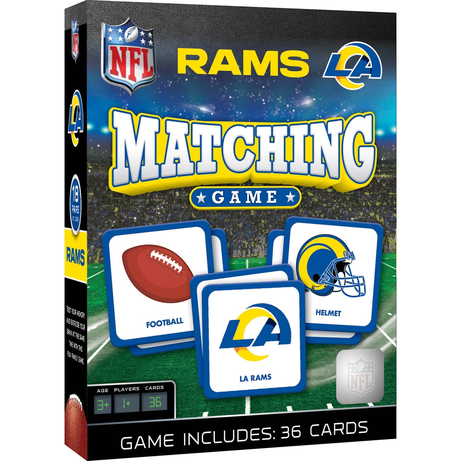 Los Angeles Rams Memory Matching Game - Sports Gifts, Sports Memorabilia, Sports Collectibles, Fan Shop