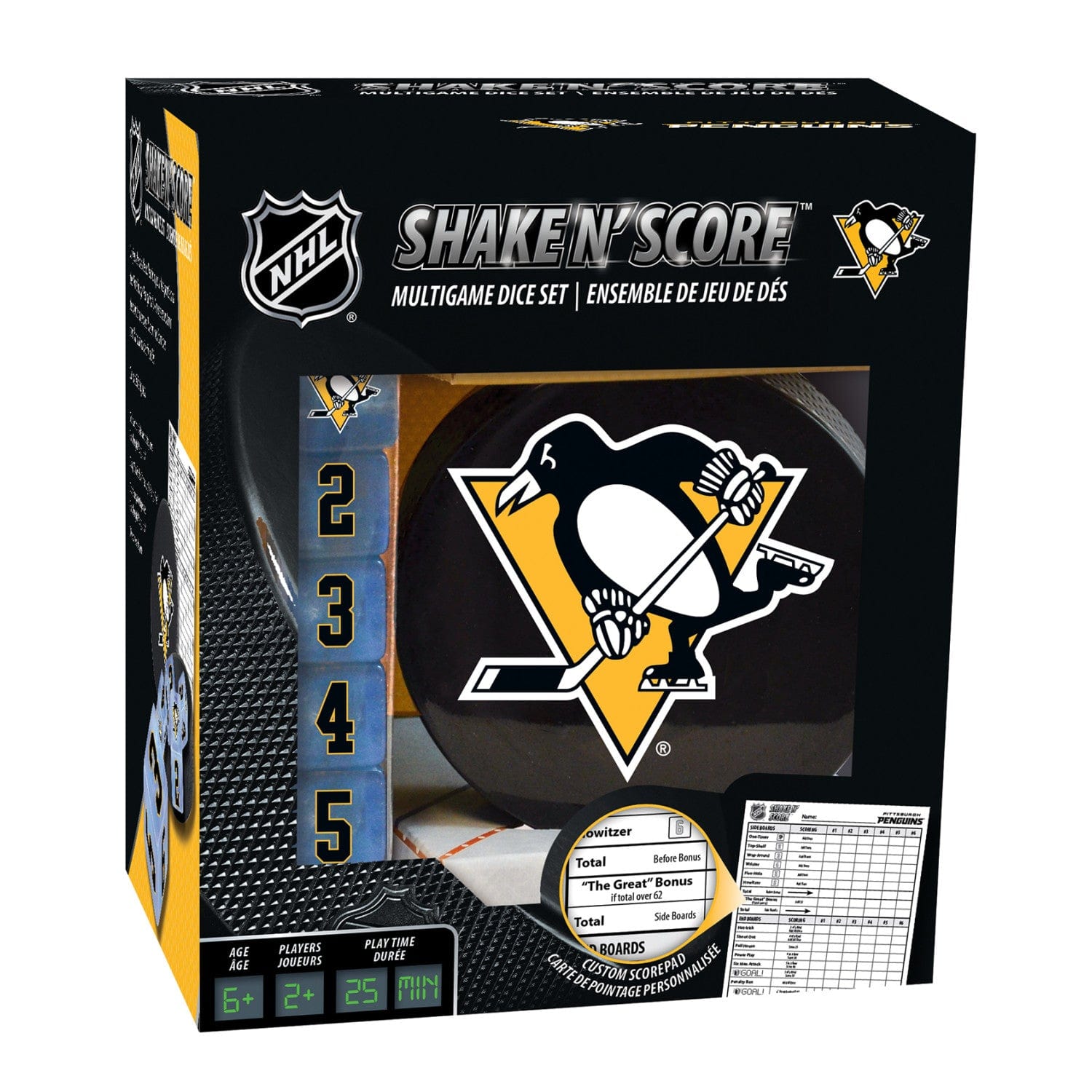 Pittsburgh Penguins Shake n' Score Game - Sports Gifts, Sports Memorabilia, Sports Collectibles, Fan Shop