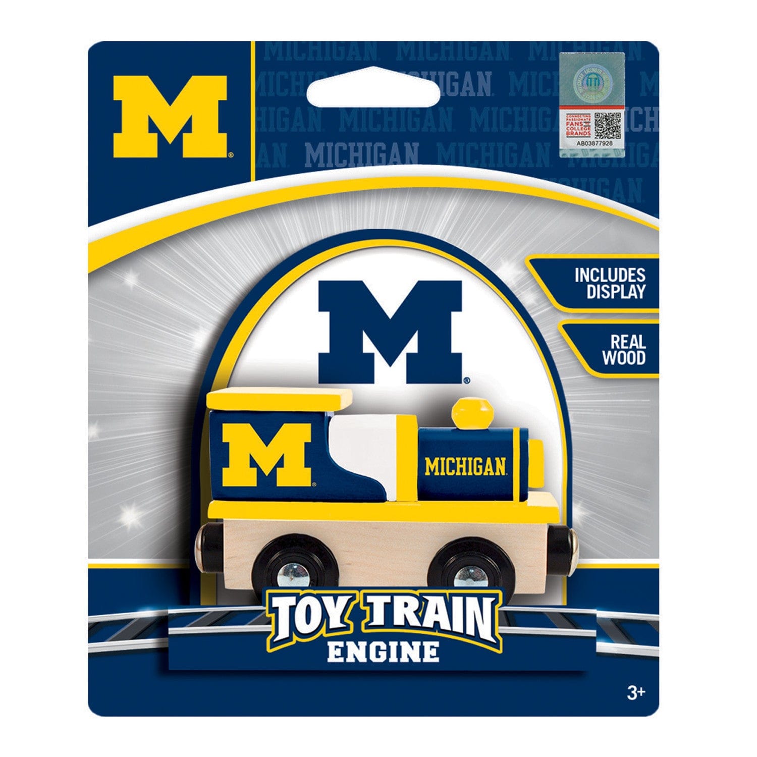 Michigan Wolverines Officially Licensed Toy Train Engine - Sports Gifts, Sports Memorabilia, Sports Collectibles, Fan Shop