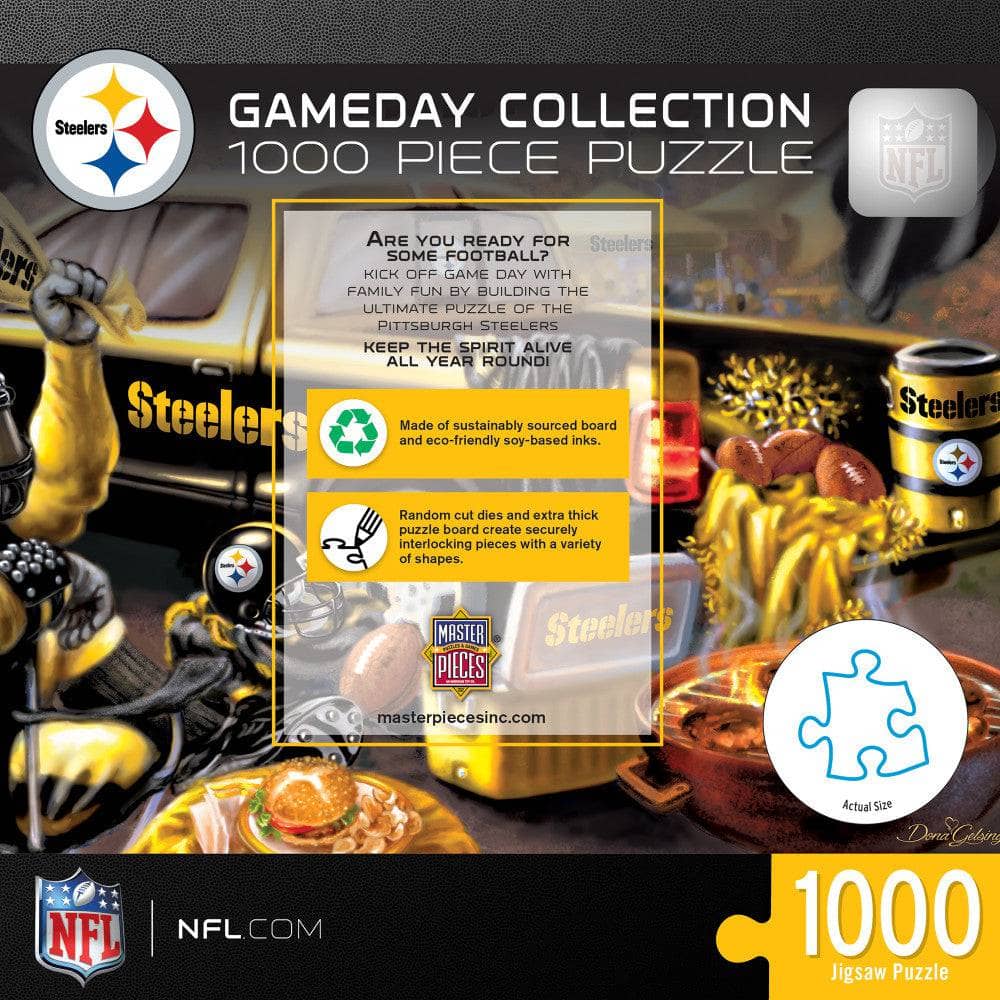 Pittsburgh Steelers Gameday 1000 Piece Jigsaw Puzzle