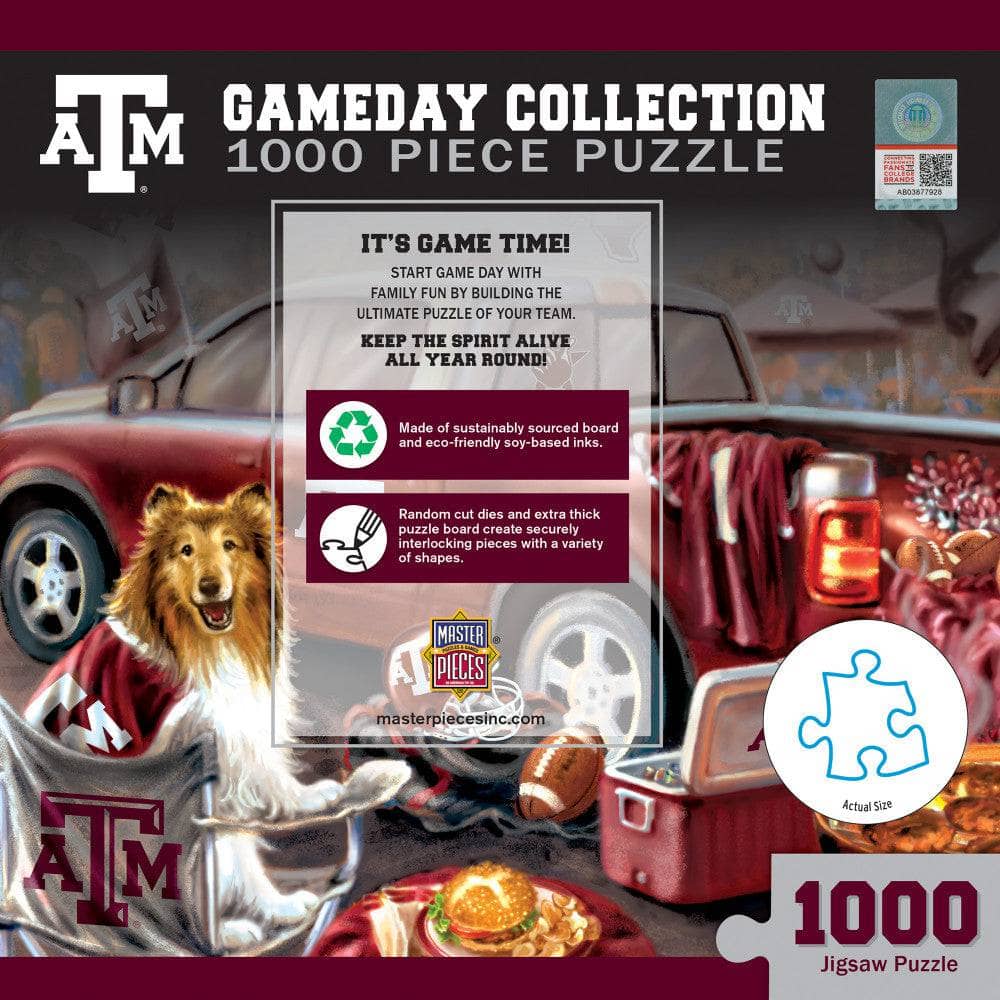 Texas A&M Aggies Gameday 1000 Piece Jigsaw Puzzle - Sports Gifts, Sports Memorabilia, Sports Collectibles, Fan Shop