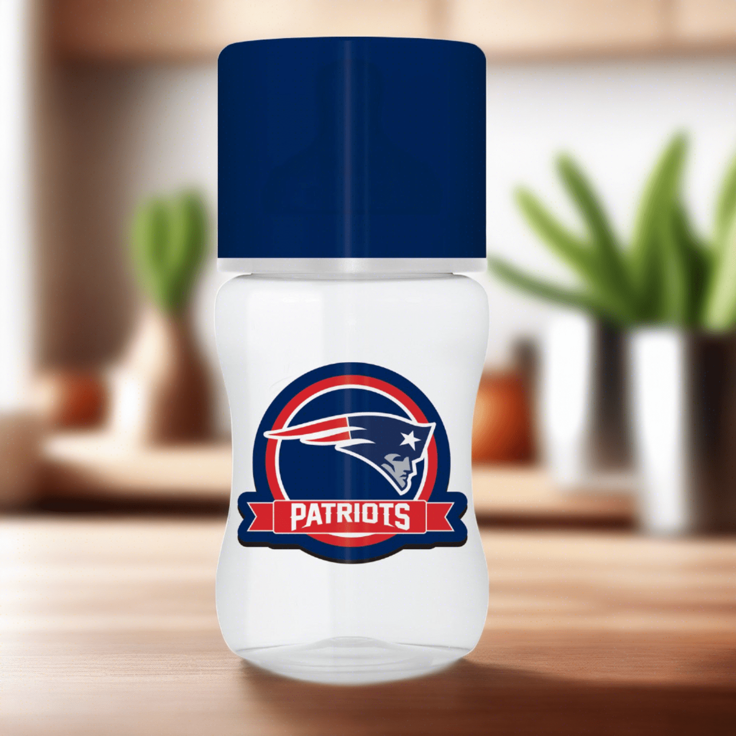 New England Patriots 9oz Baby Bottle - Sports Gifts, Sports Memorabilia, Sports Collectibles, Fan Shop