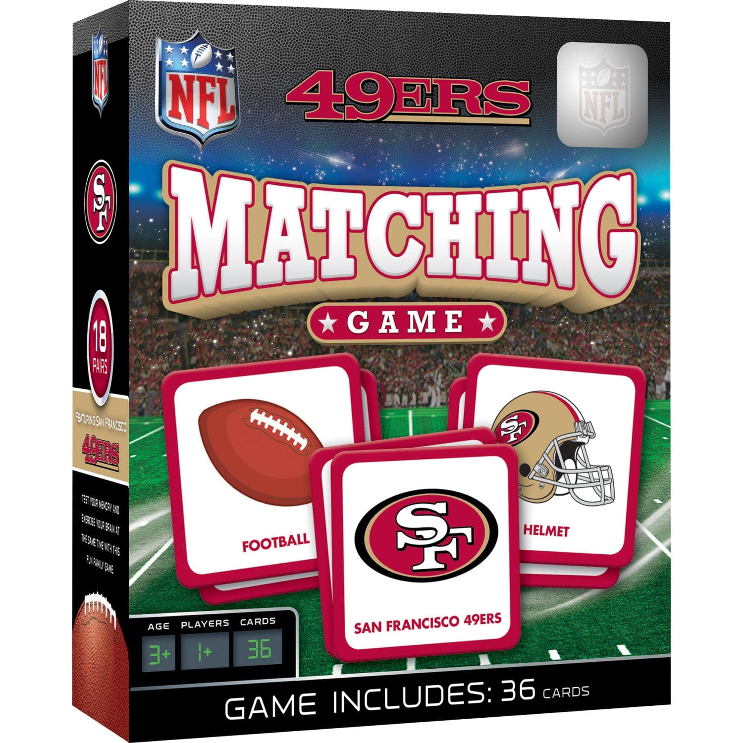San Francisco 49ers Matching Game: Ultimate Team Spirit Challenge - Sports Gifts, Sports Memorabilia, Sports Collectibles, Fan Shop