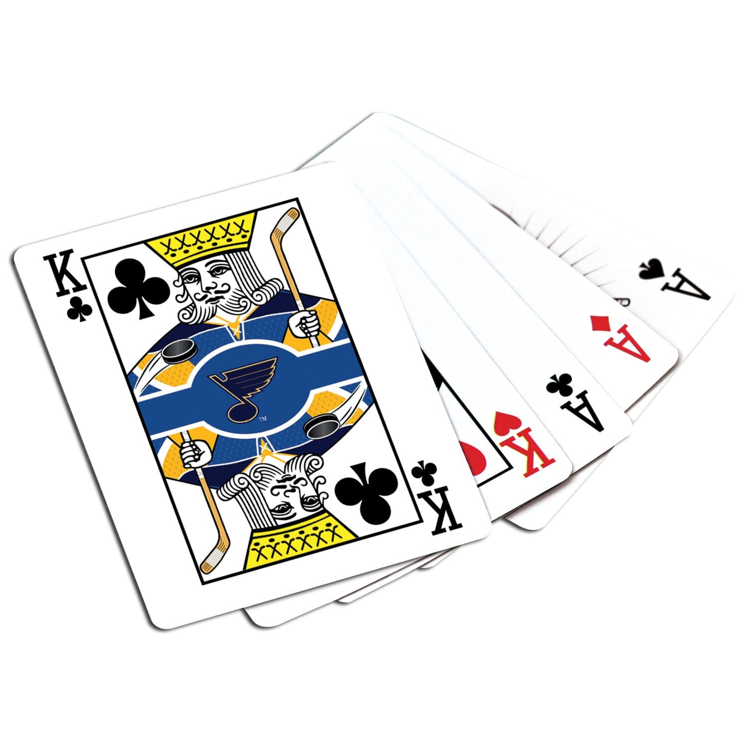 St. Louis Blues 300 Piece Poker Set - Sports Gifts, Sports Memorabilia, Sports Collectibles, Fan Shop