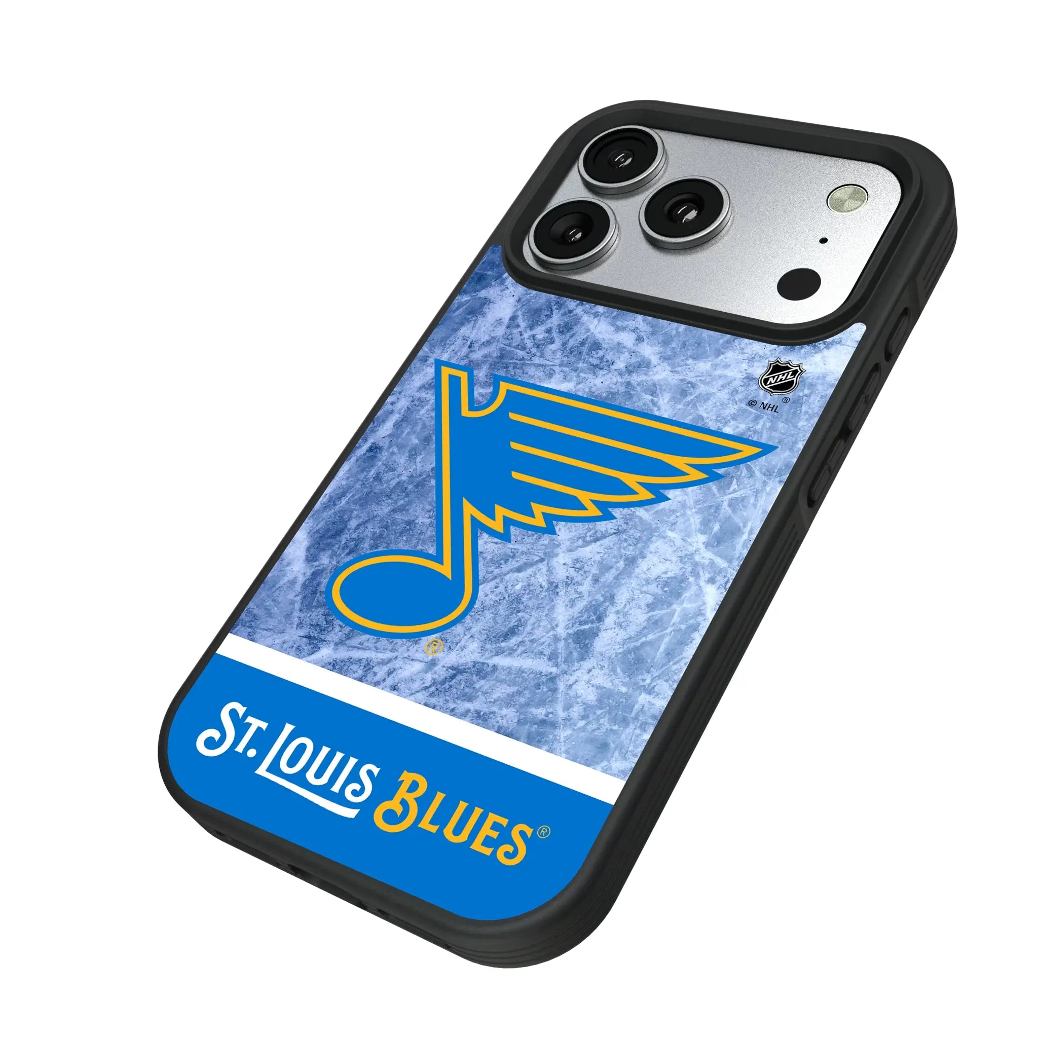 St. Louis Blues Ice Wordmark Bump Phone Case