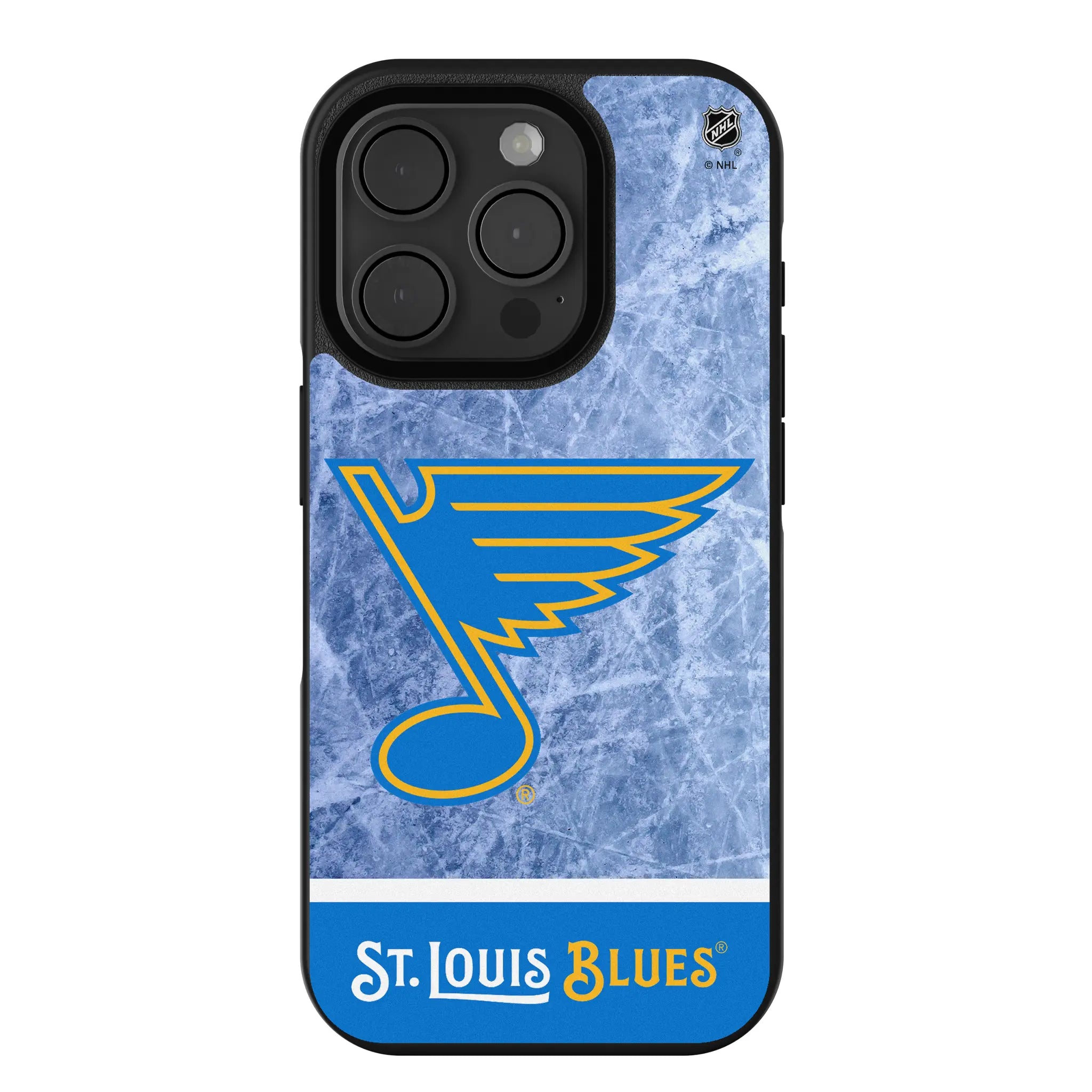 St. Louis Blues Ice Wordmark Bump Phone Case