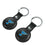 St. Louis Blues Insignia Black Airtag Holder 2-Pack
