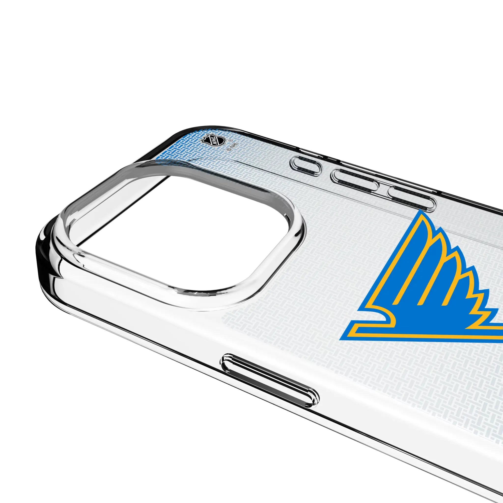 St. Louis Blues Linen Clear Phone Case for Apple iPhone