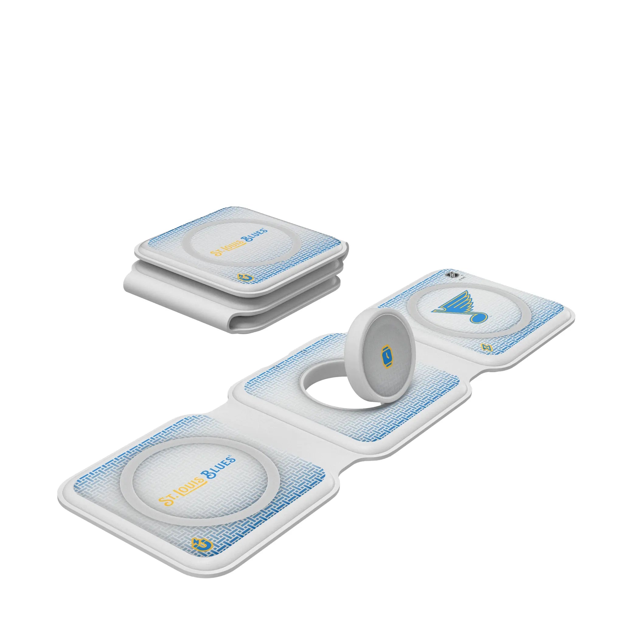 St. Louis Blues Linen Foldable 3 in 1 Charger