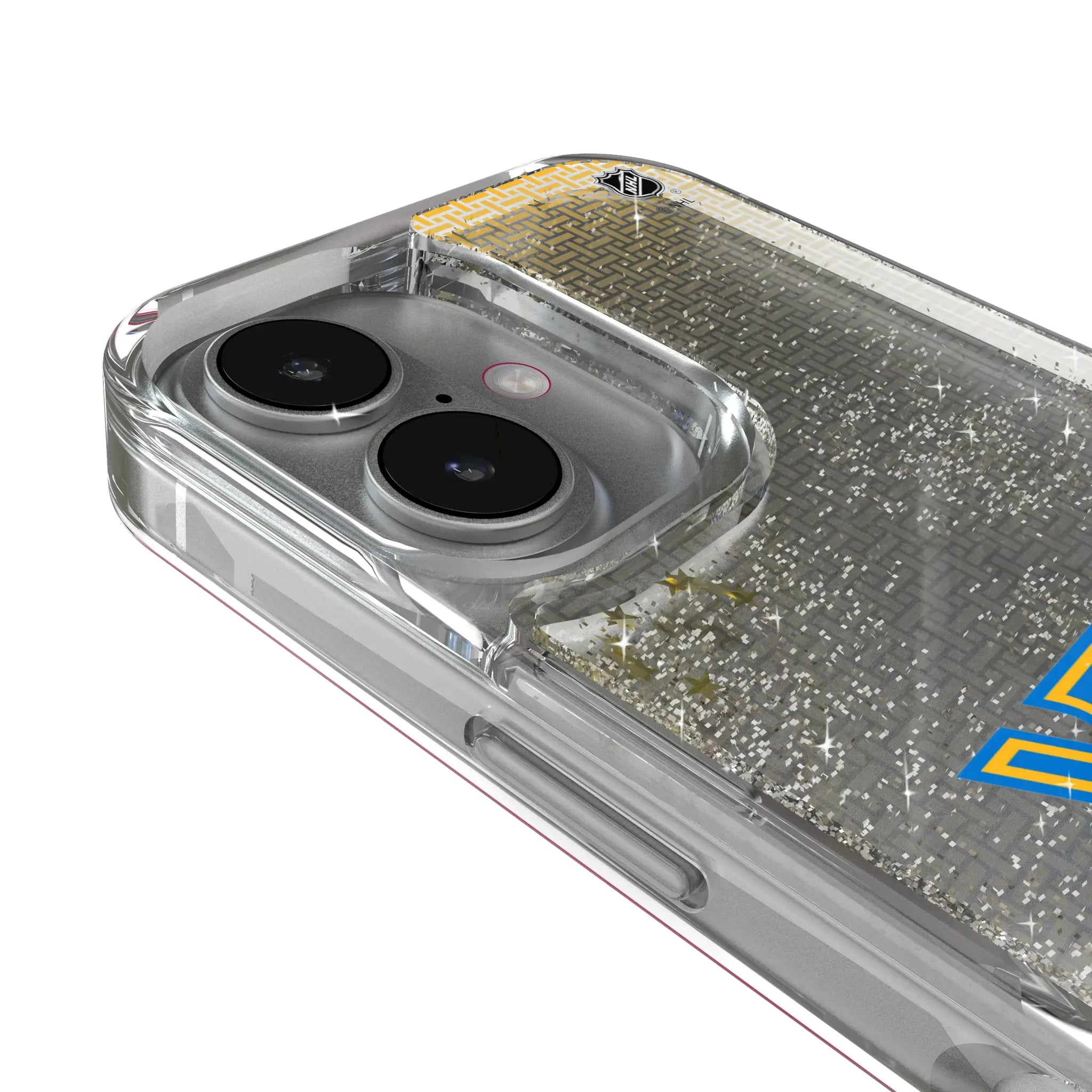 St. Louis Blues Linen Glitter Phone Case