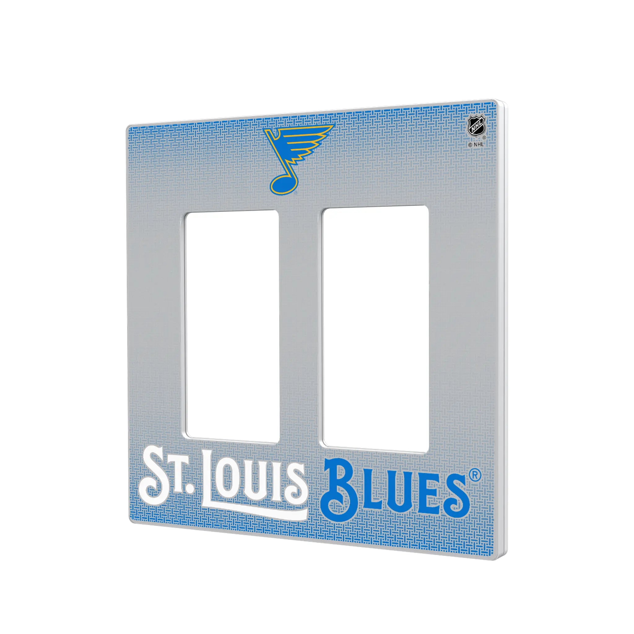 St. Louis Blues Linen Hidden-Screw Light Switch Plate